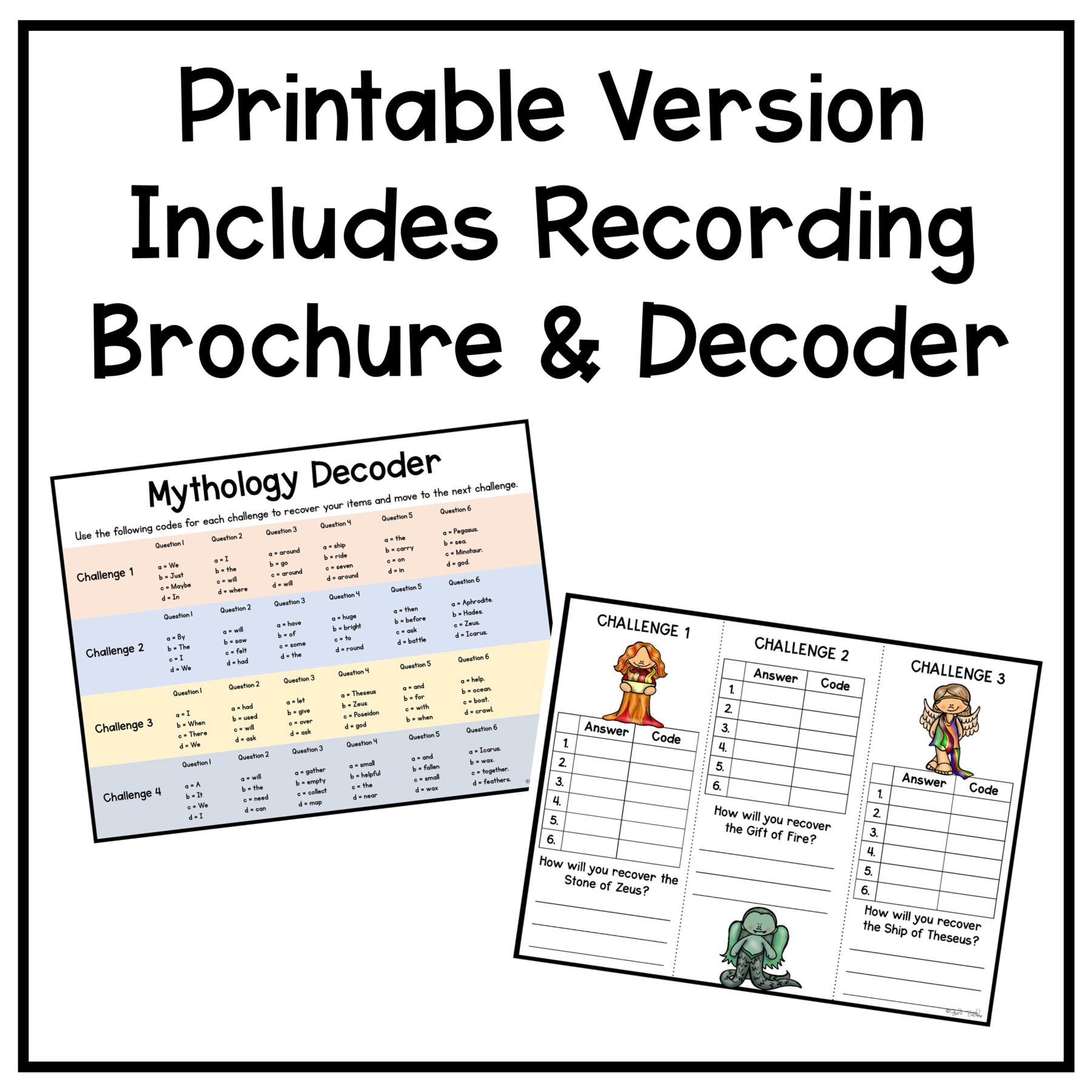 Reading Comprehension Review Escape Room Bundle 2nd 3rd Print Digital Activities - Image 13