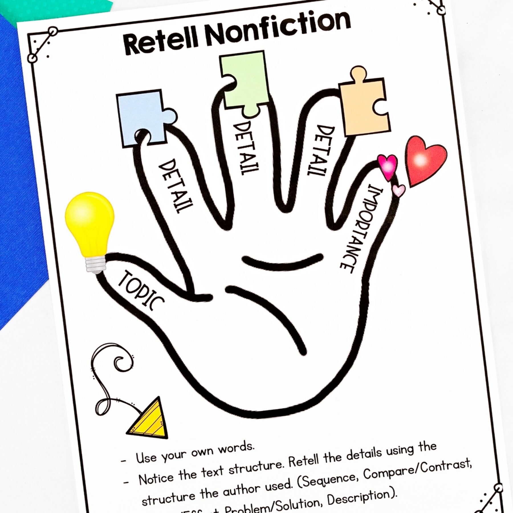 Retell Nonfiction - 2nd Grade Florida BEST Standards - ELA.2.R.3.2 - Image 3