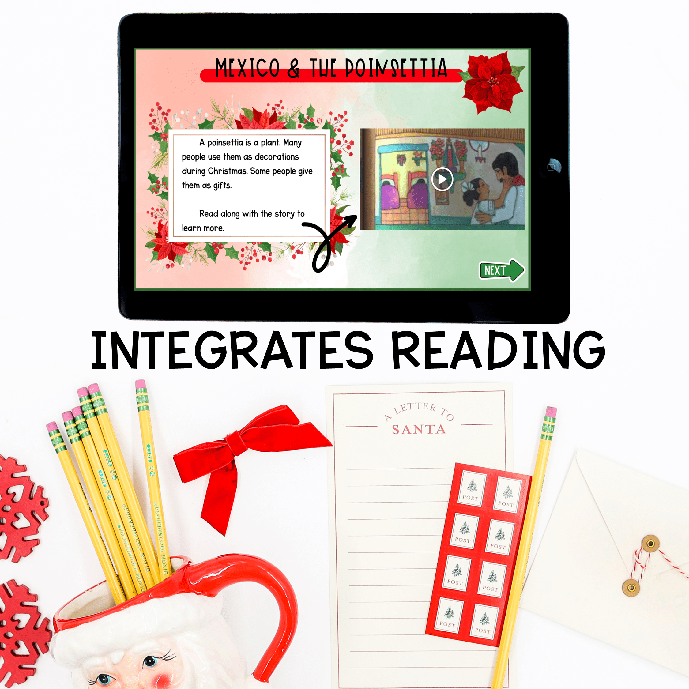Christmas Around the World Holiday Virtual Field Trip Digital Activity 1st Grade - Image 3