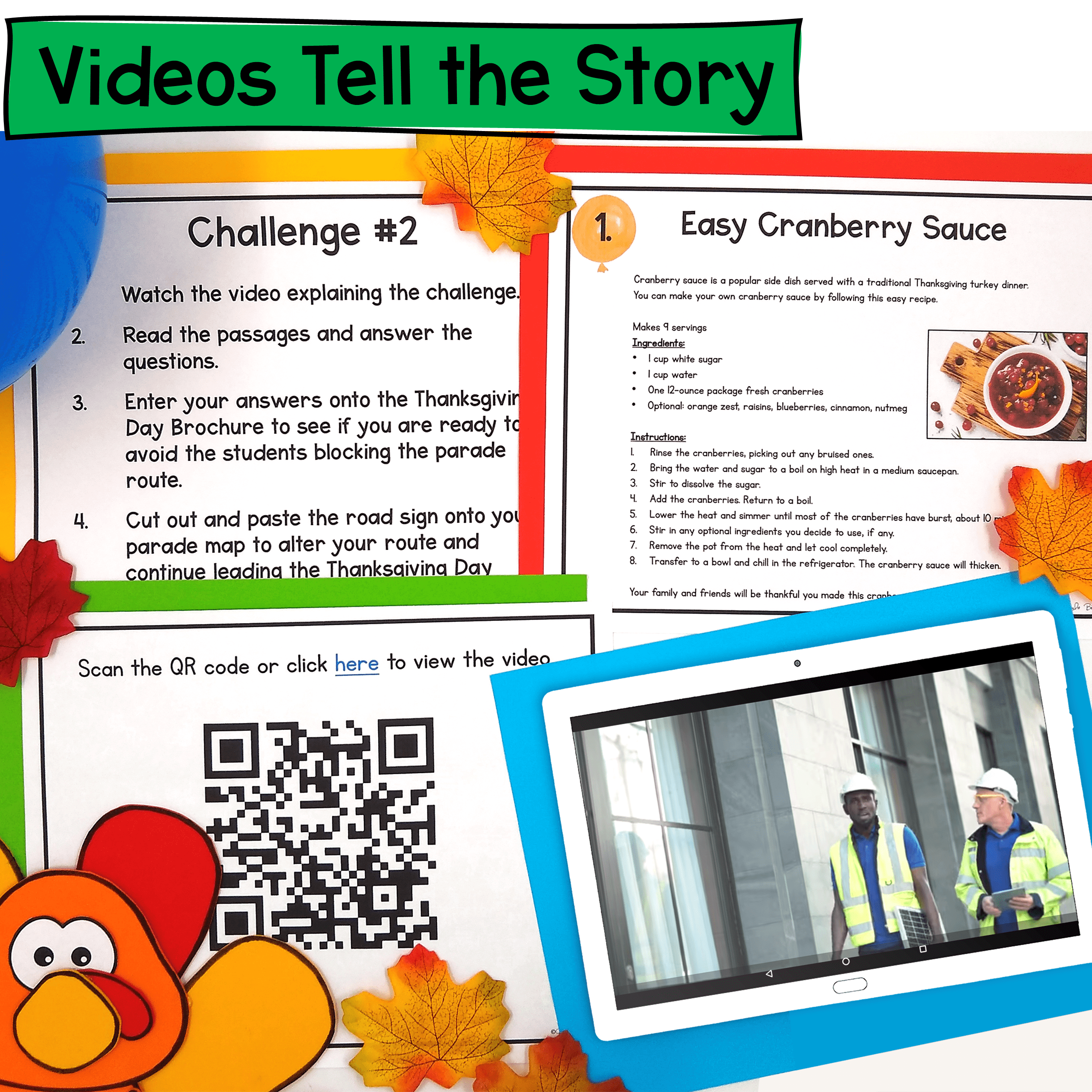 Thanksgiving Day Parade Reading Comprehension Escape Room Activity 2nd 3rd Grade - Image 3