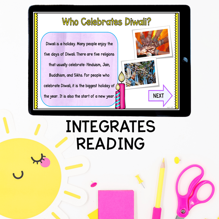 India Diwali Virtual Field Trip 1st Grade Google Slides Seesaw Holiday Activity - Image 4
