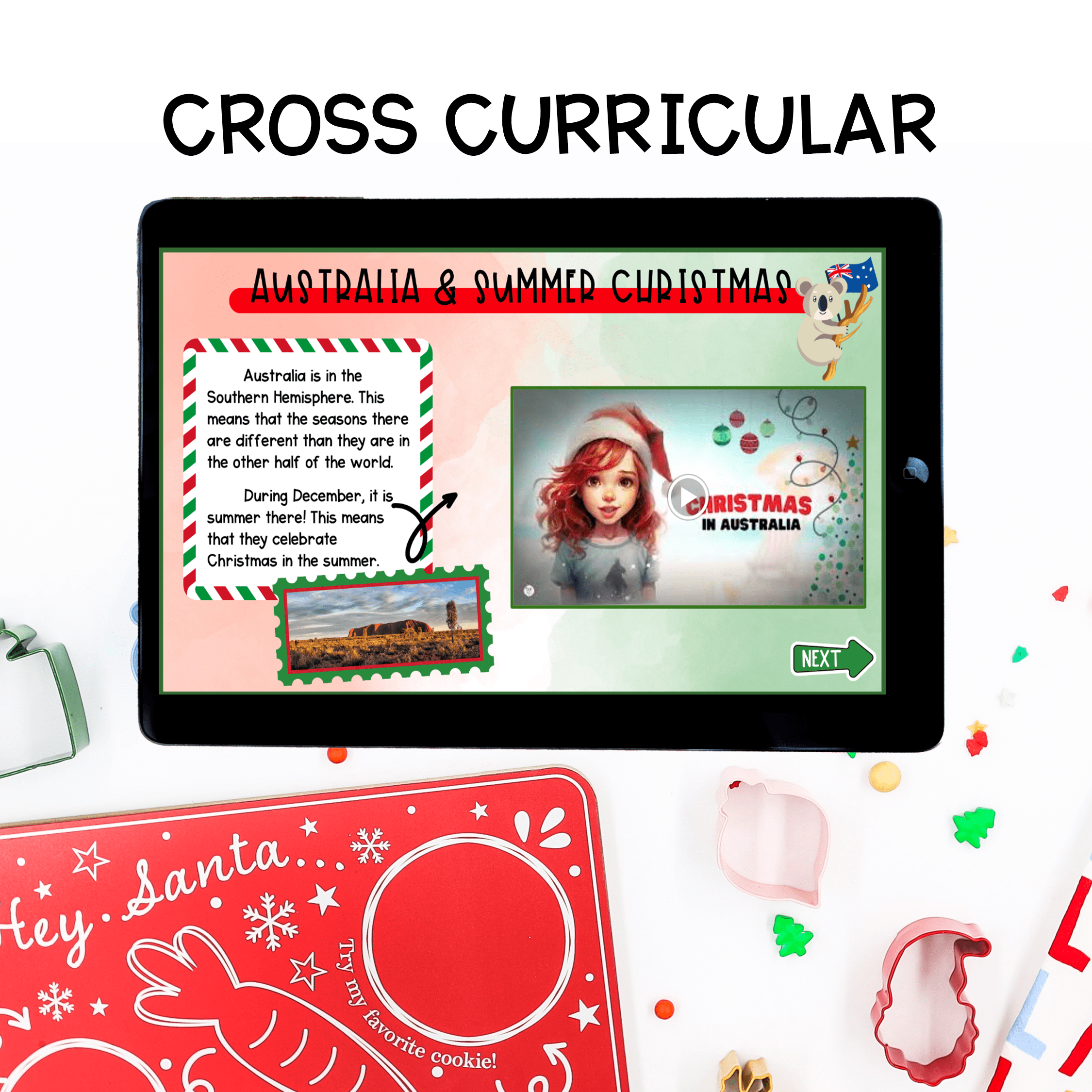 Christmas Around the World Holiday Virtual Field Trip Digital Activity 1st Grade - Image 4