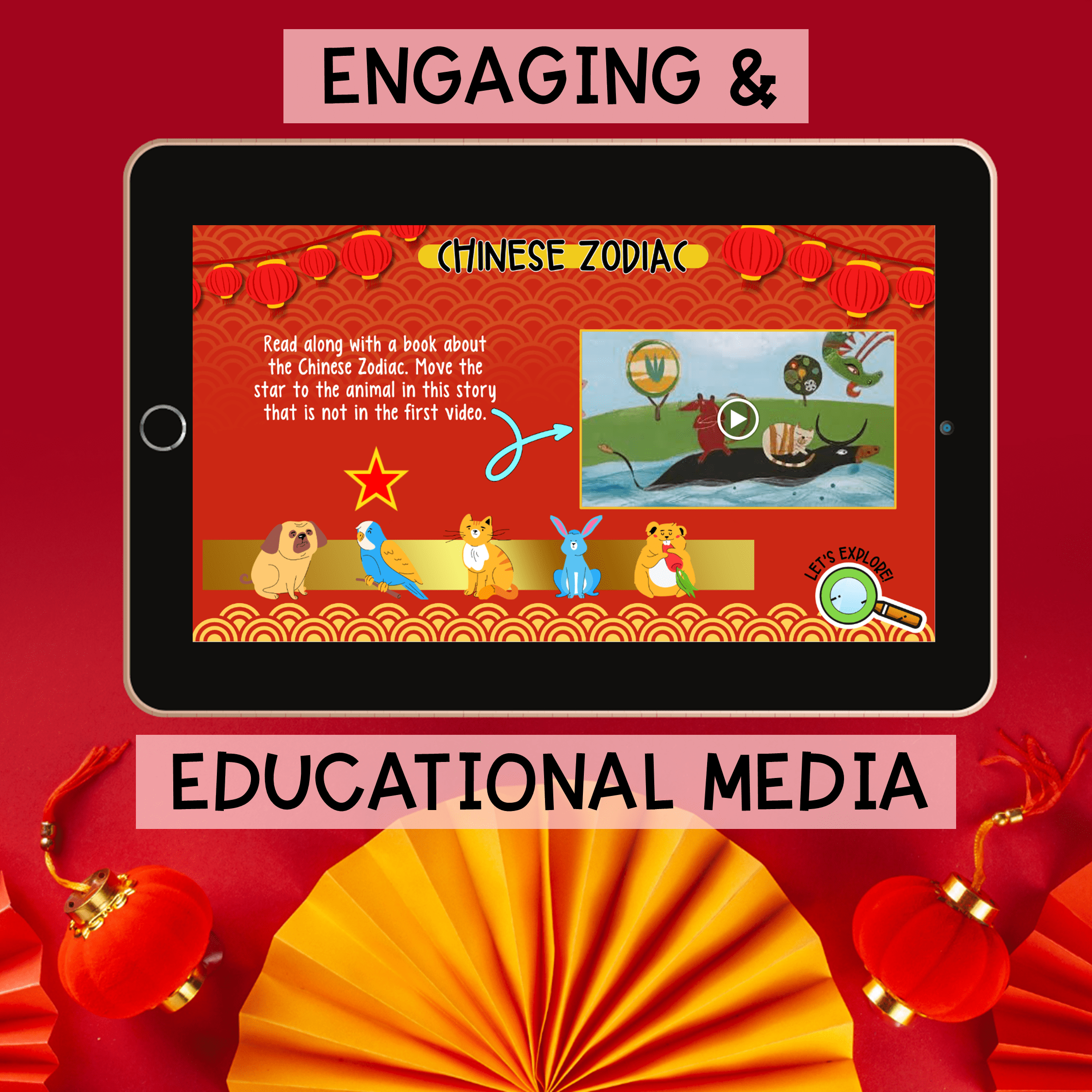 Lunar New Year 2025 Virtual Field Trip Chinese Zodiac Digital Activity K & 1st - Image 4
