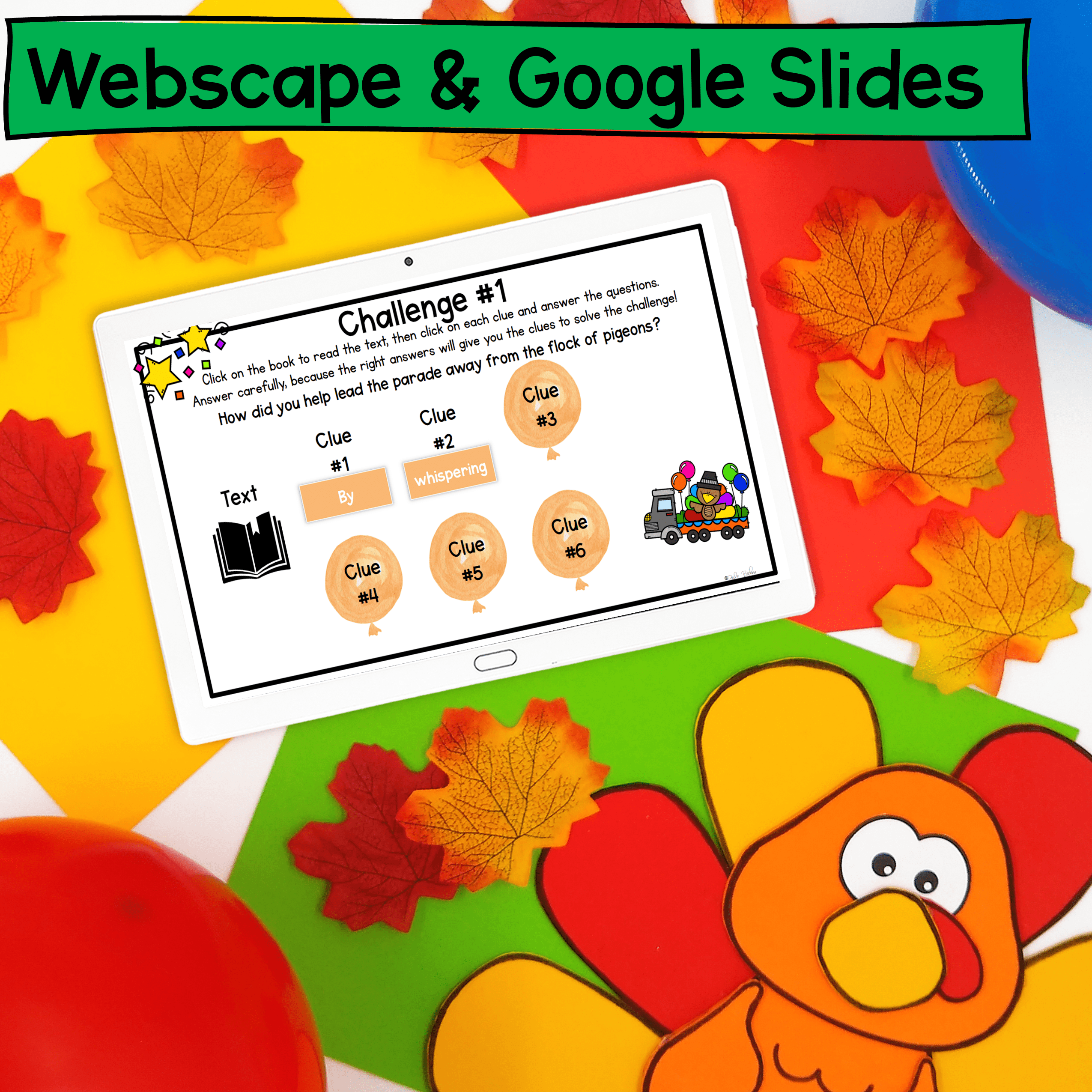 Thanksgiving Day Parade Reading Comprehension Escape Room Activity 2nd 3rd Grade - Image 4