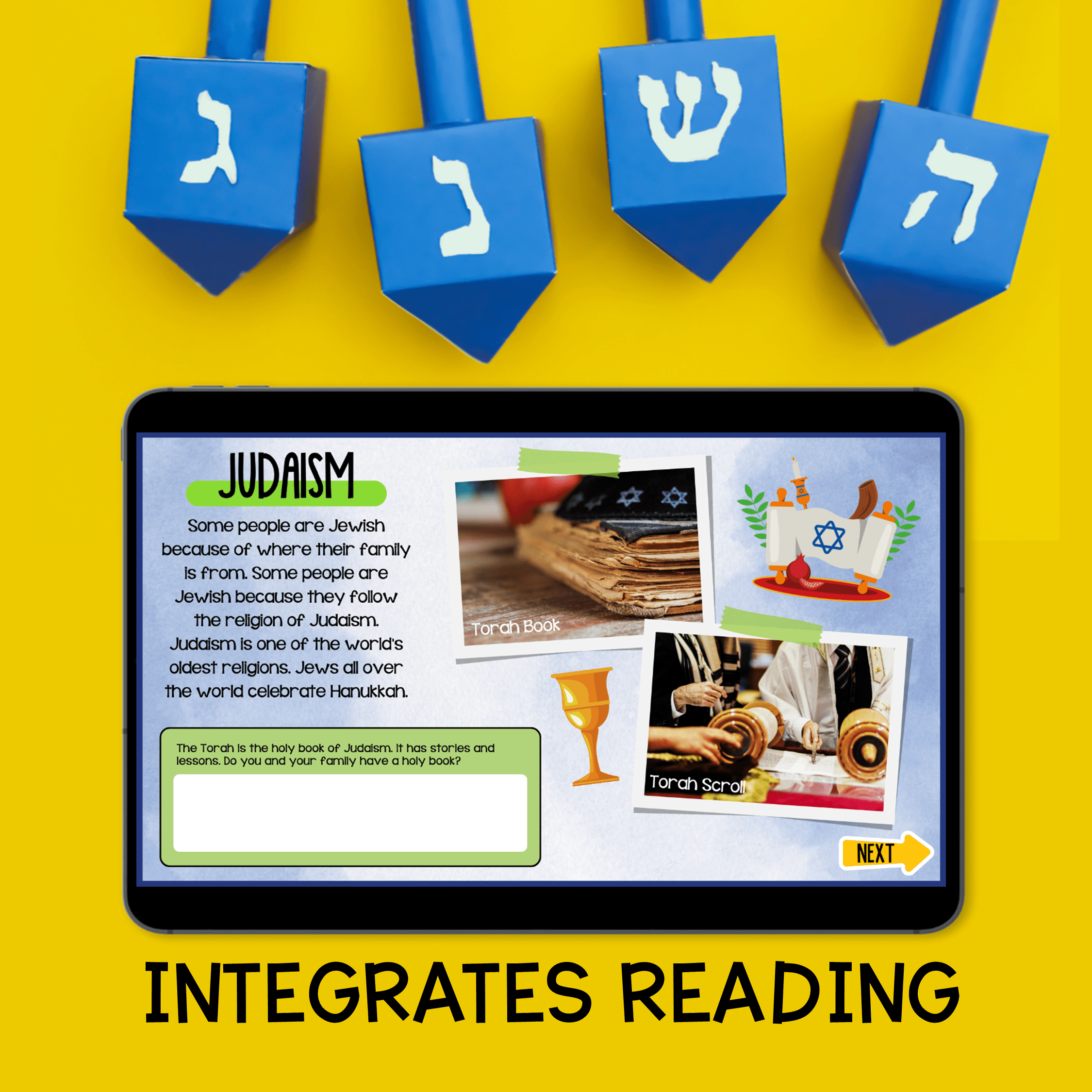 Hanukkah Virtual Field Trip 1st Grade Holidays Around the World Digital Activity - Image 5