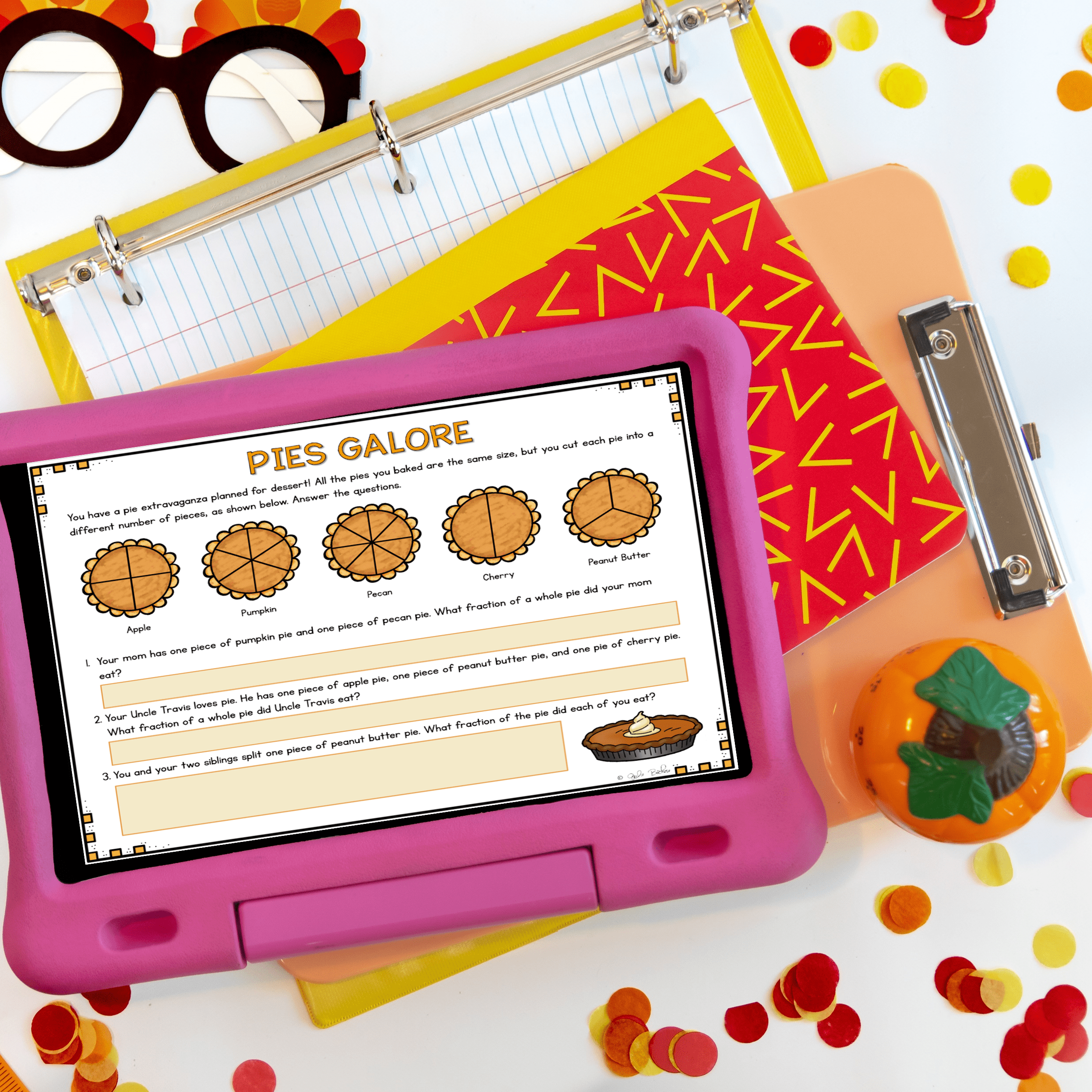Thanksgiving Feast Project Based Learning 5th Grade Math Activity & Worksheets - Image 5