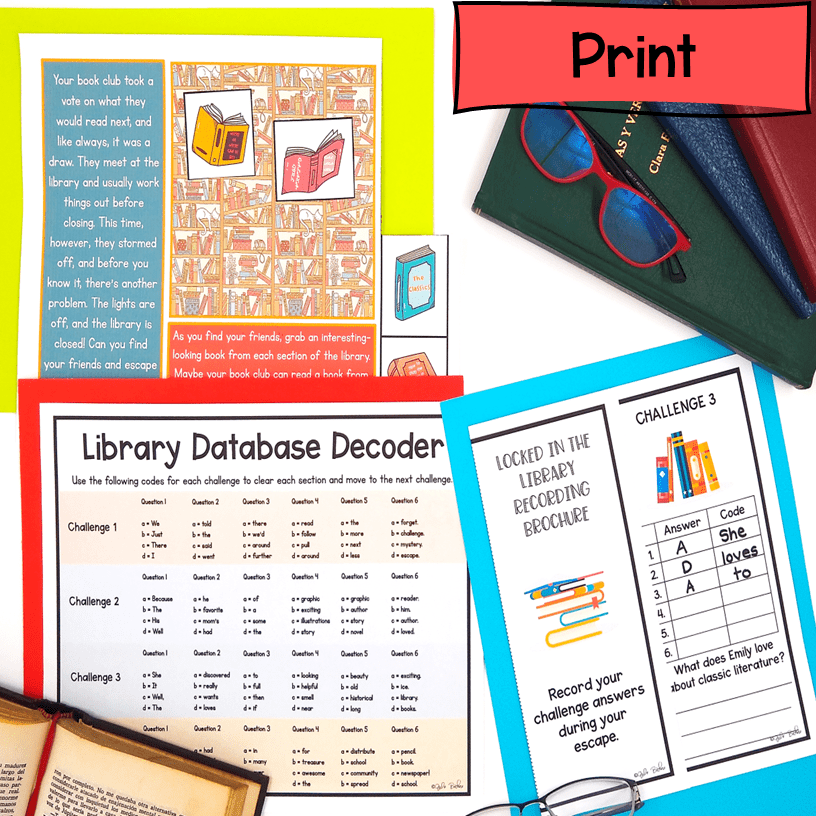 Dictionary Skills 4th & 5th Grade ELA Escape Room & Webscape™ Digital Activities - Image 6