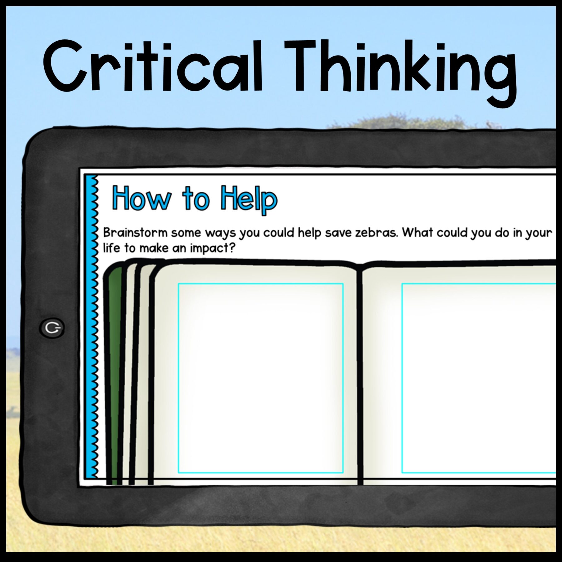 Zebras Digital Research WebQuest - 2nd-5th Grade - Google Slides - Image 6