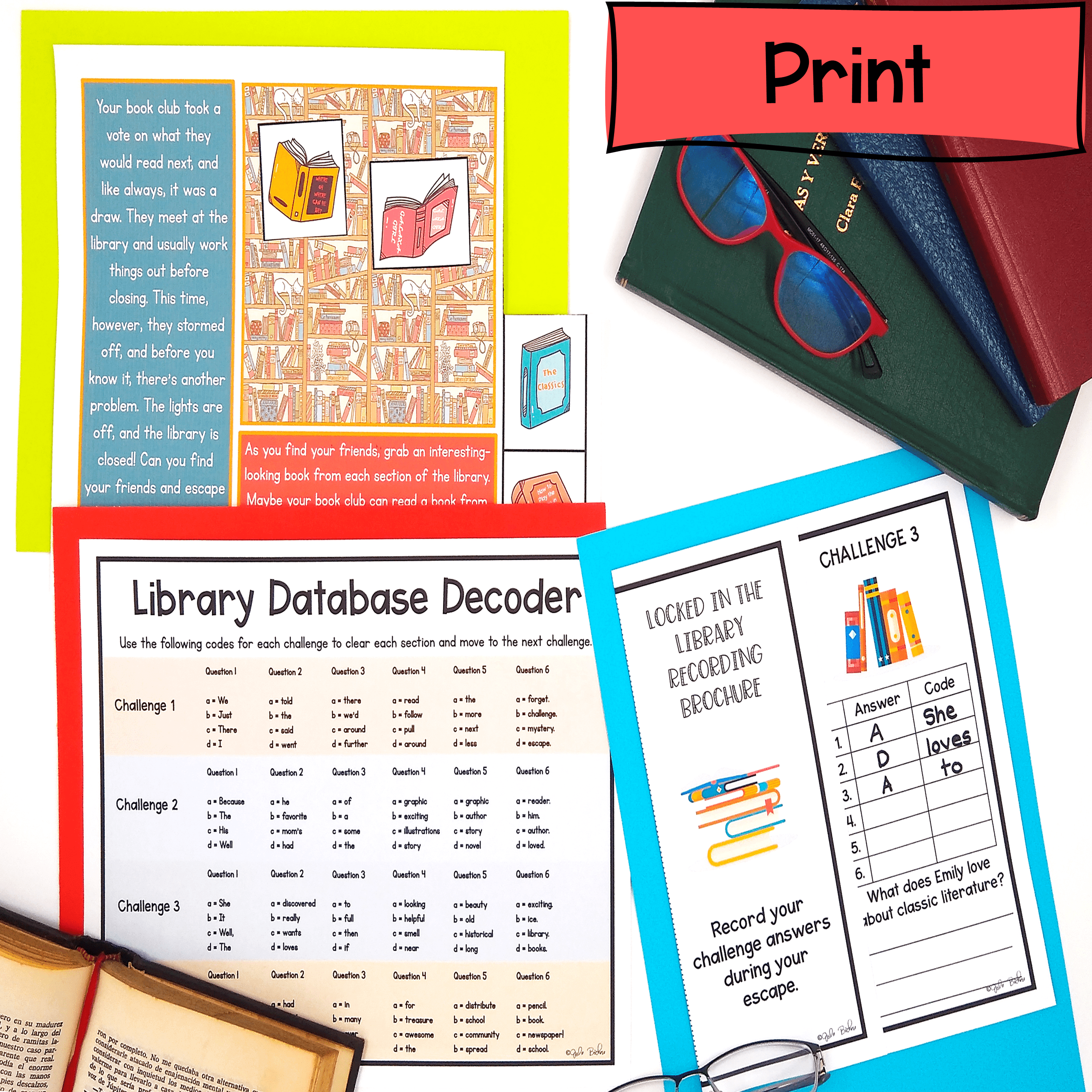 Dictionary Skills 2nd & 3rd Grade ELA Escape Room & Webscape™ Digital Activities - Image 6