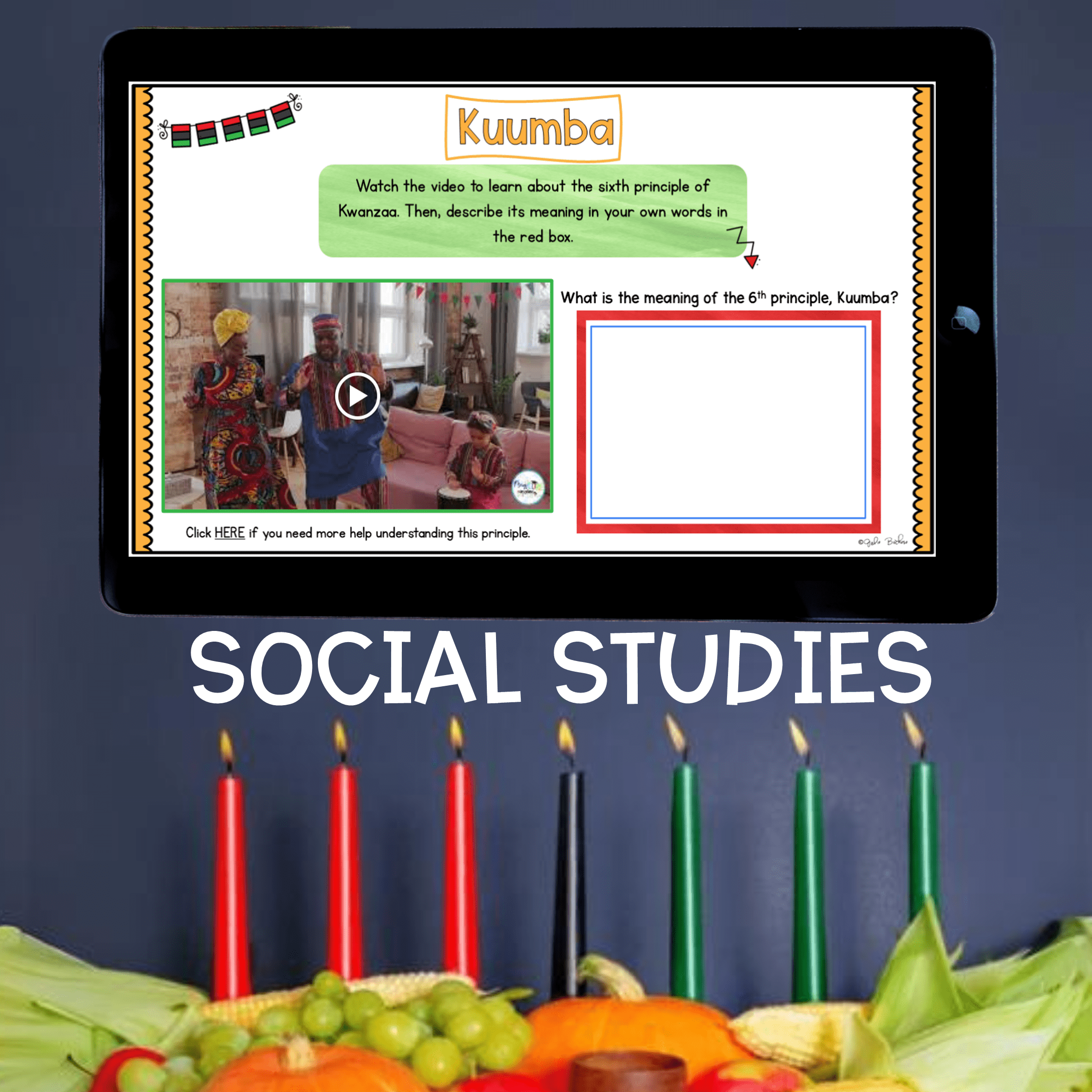 Kwanzaa Virtual Field Trip Holidays Around the World Digital Resource Activities - Image 6