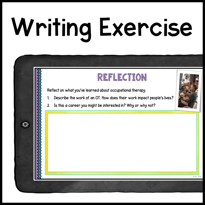 Virtual Career Day Occupational Therapist Google Slides Job Exploration Activity - Image 7