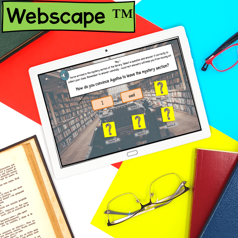 Dictionary Skills 4th & 5th Grade ELA Escape Room & Webscape™ Digital Activities - Image 8
