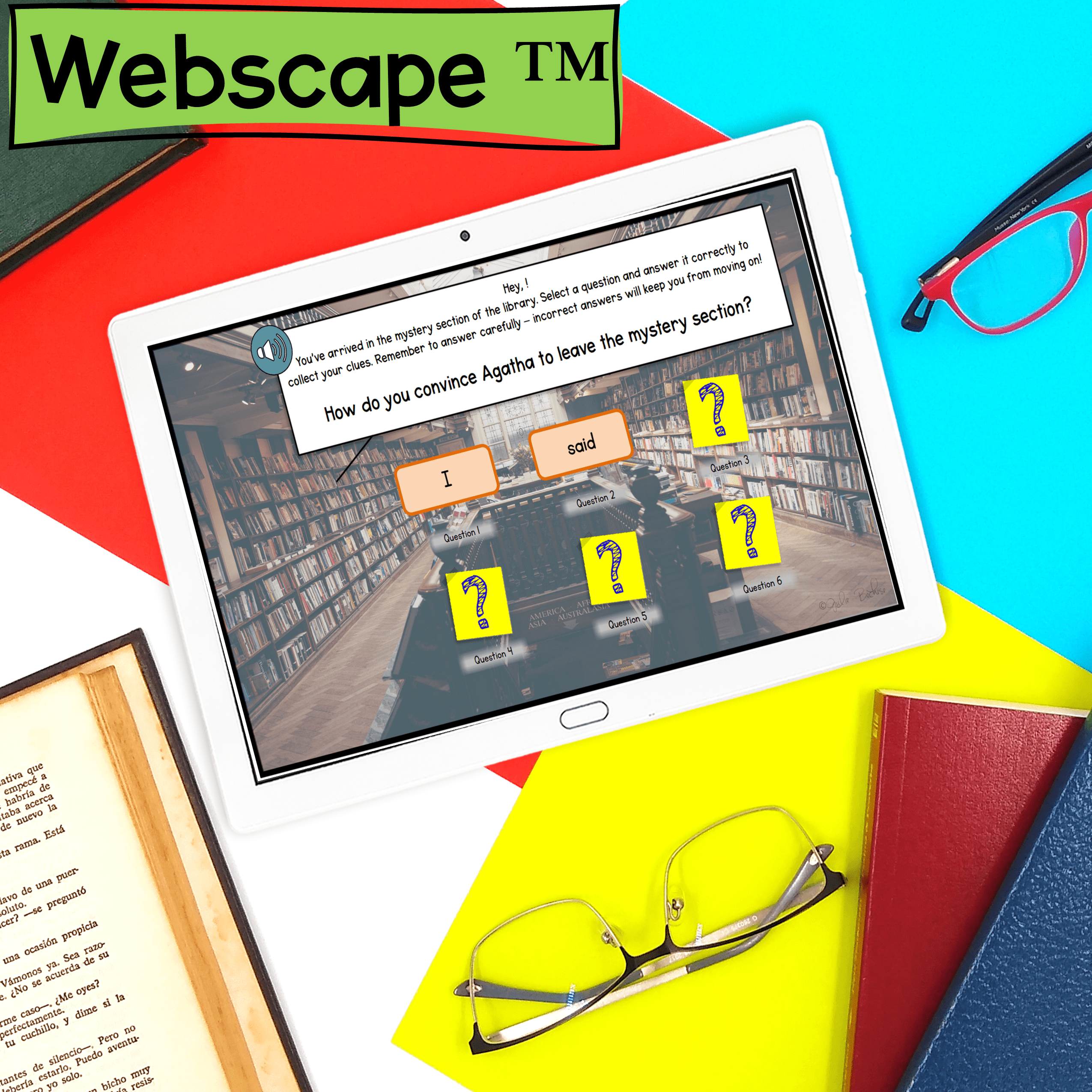Dictionary Skills 2nd & 3rd Grade ELA Escape Room & Webscape™ Digital Activities - Image 8