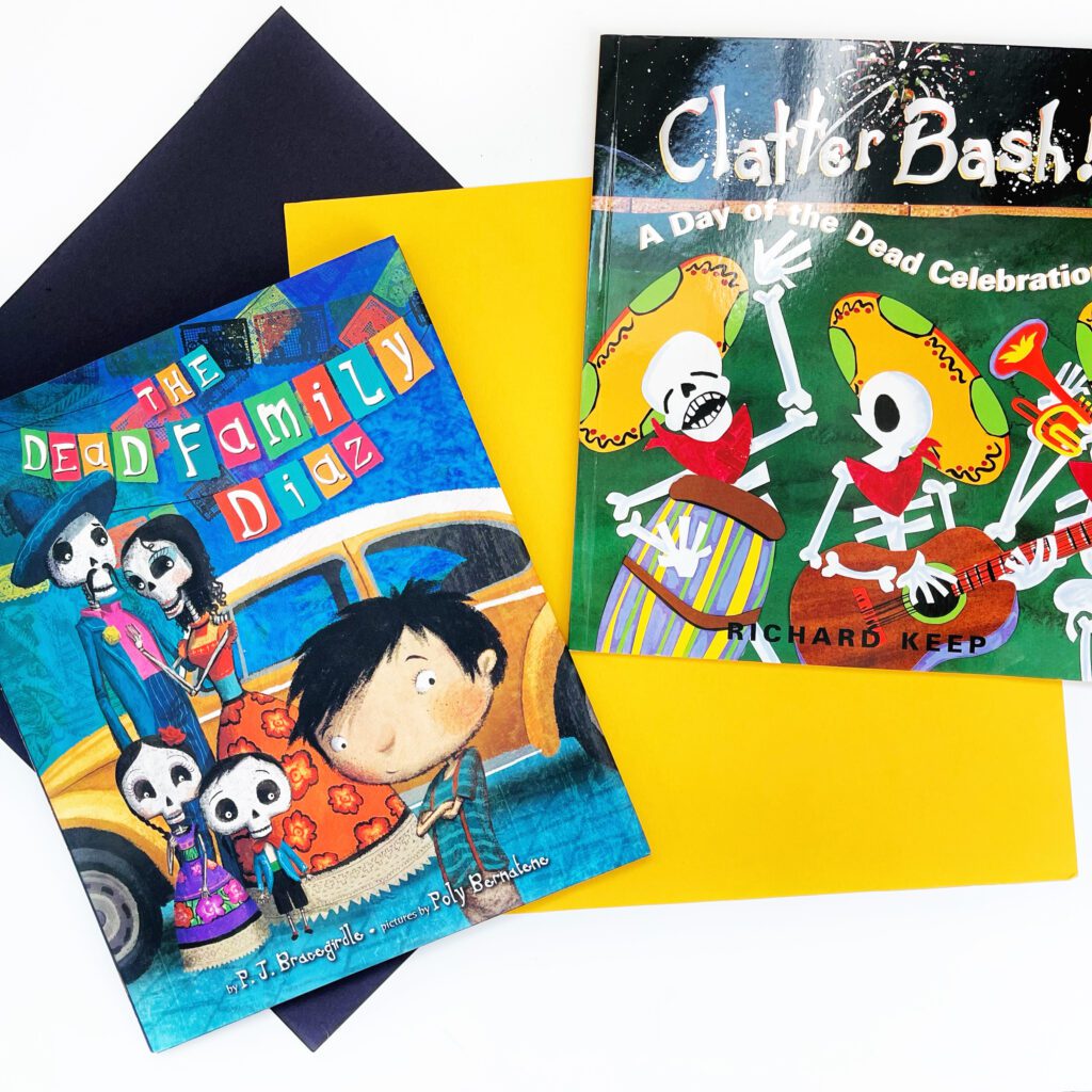Clatter Bash cover showing dancing bones