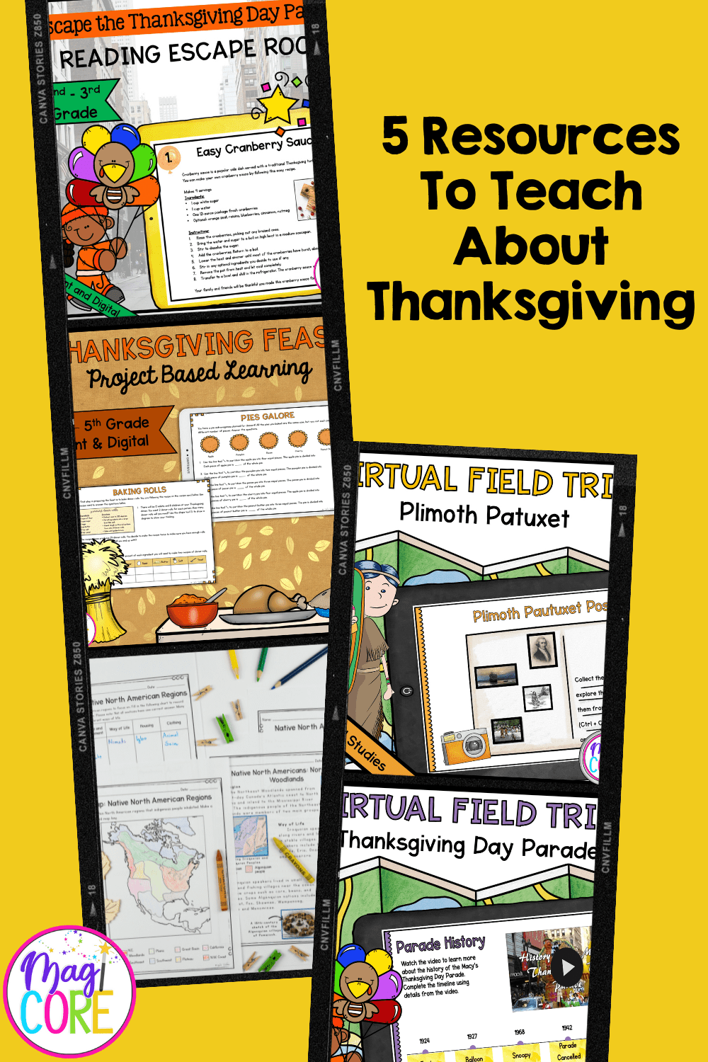 Thanksgiving Teaching Resources Pin