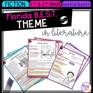 Theme Development - 4th & 5th Grade Florida BEST Standards - ELA.4.R.1.2/5.R.1.2
