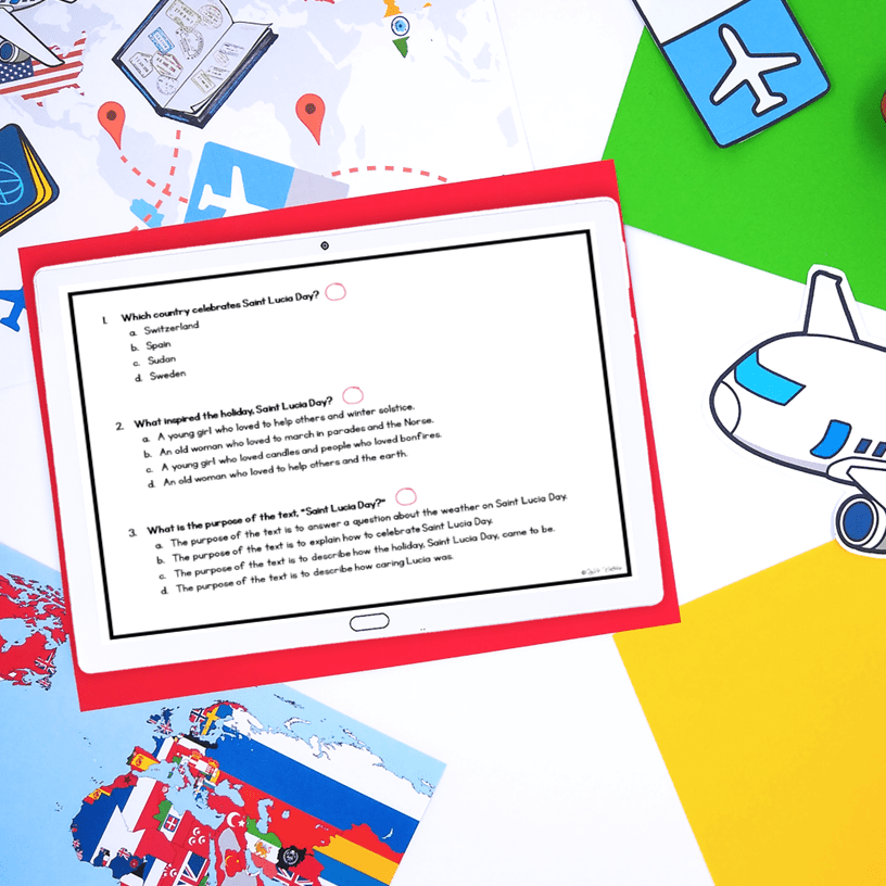 Holidays Around the World Escape Room 2nd 3rd Grade Christmas Reading Activity - Image 8