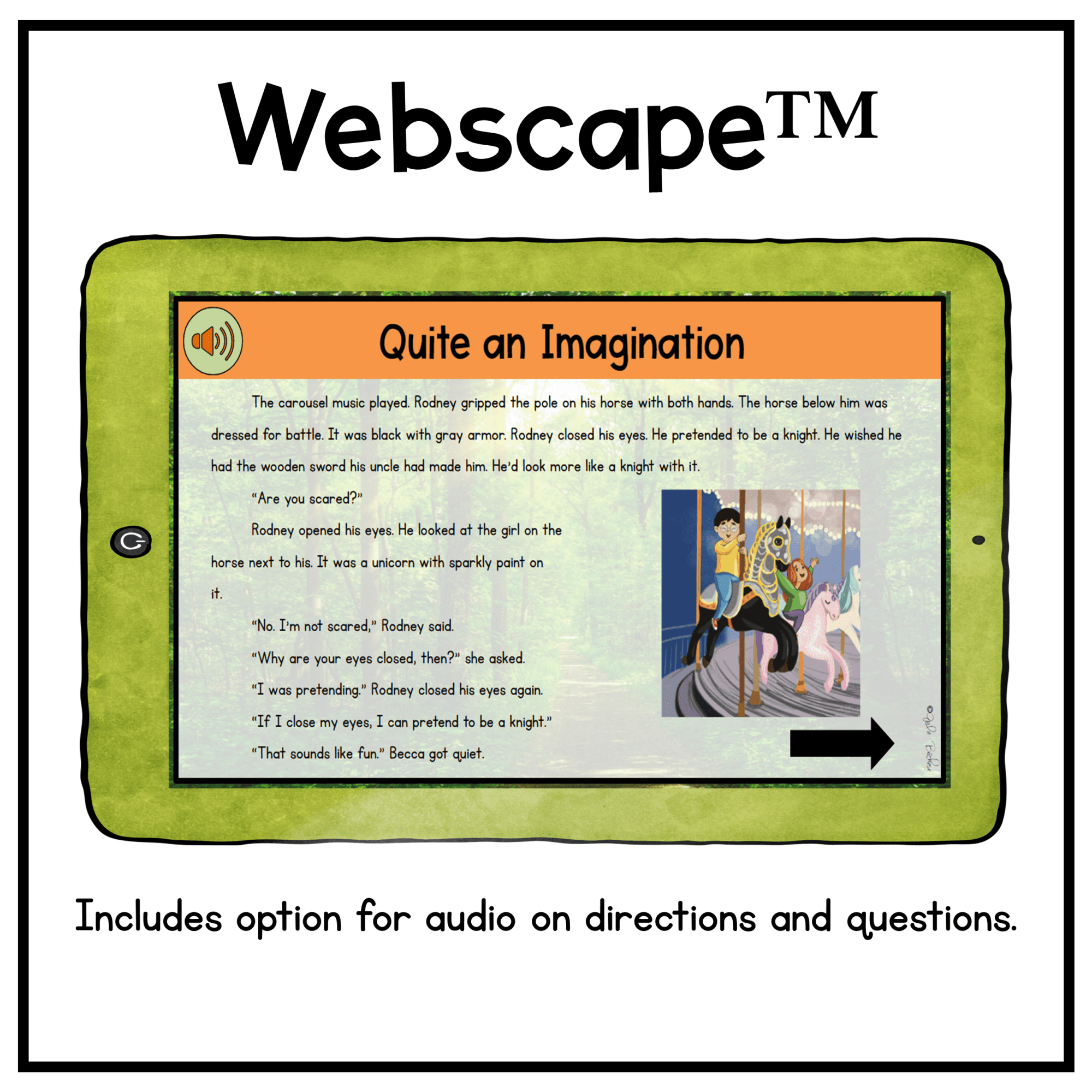 Enchanted Forest Characters, Setting, Events Plot Webscape Escape Room 1st Grade - Image 10