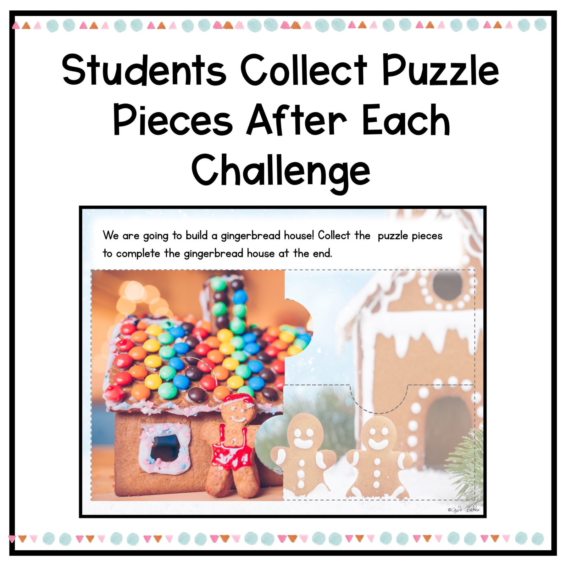 Gingerbread House Christmas Escape Room 1st Grade Reading Comprehension Activity - Image 2