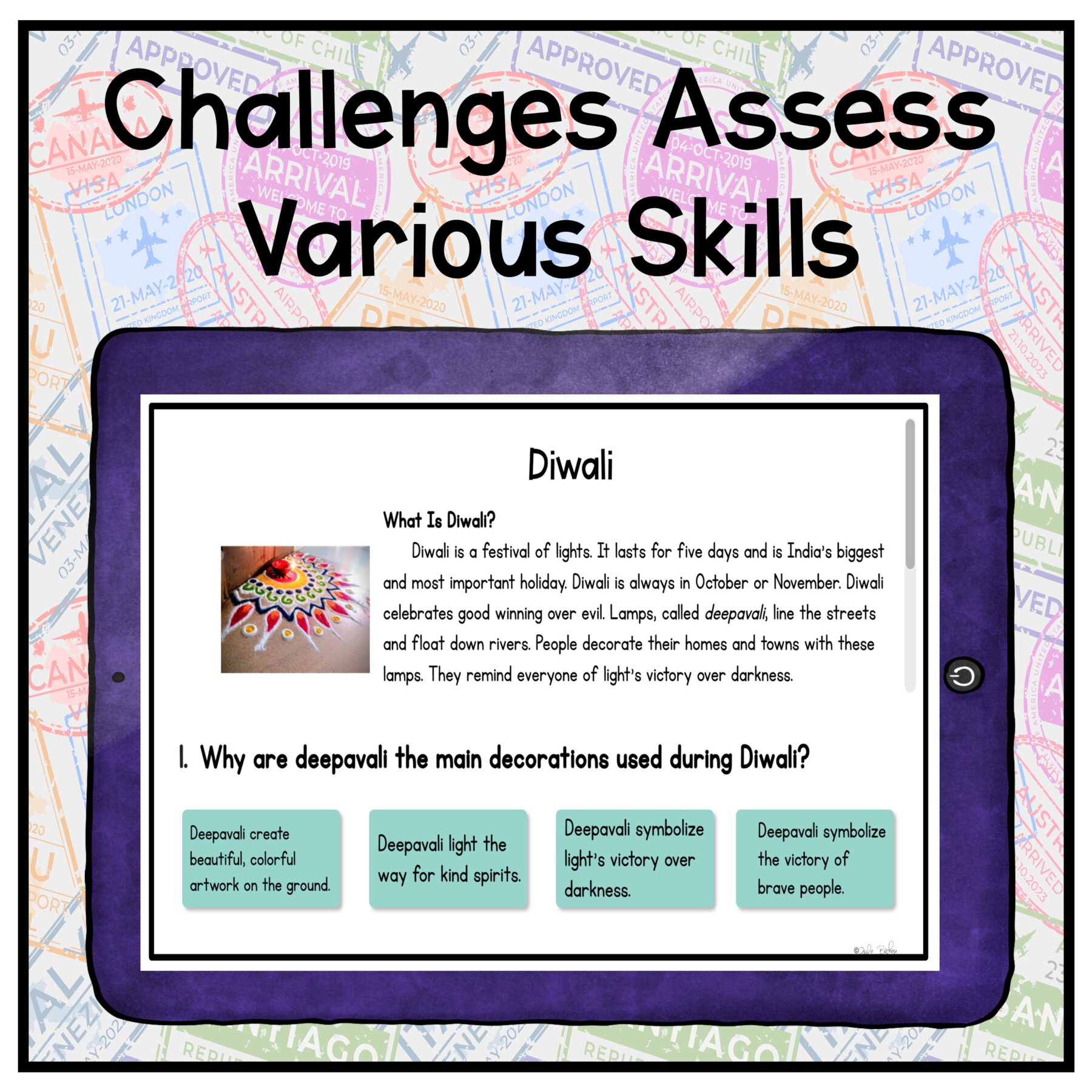 Holidays Around the World BUNDLE - 2nd-3rd Grade - Digital and Printable Format - Image 11