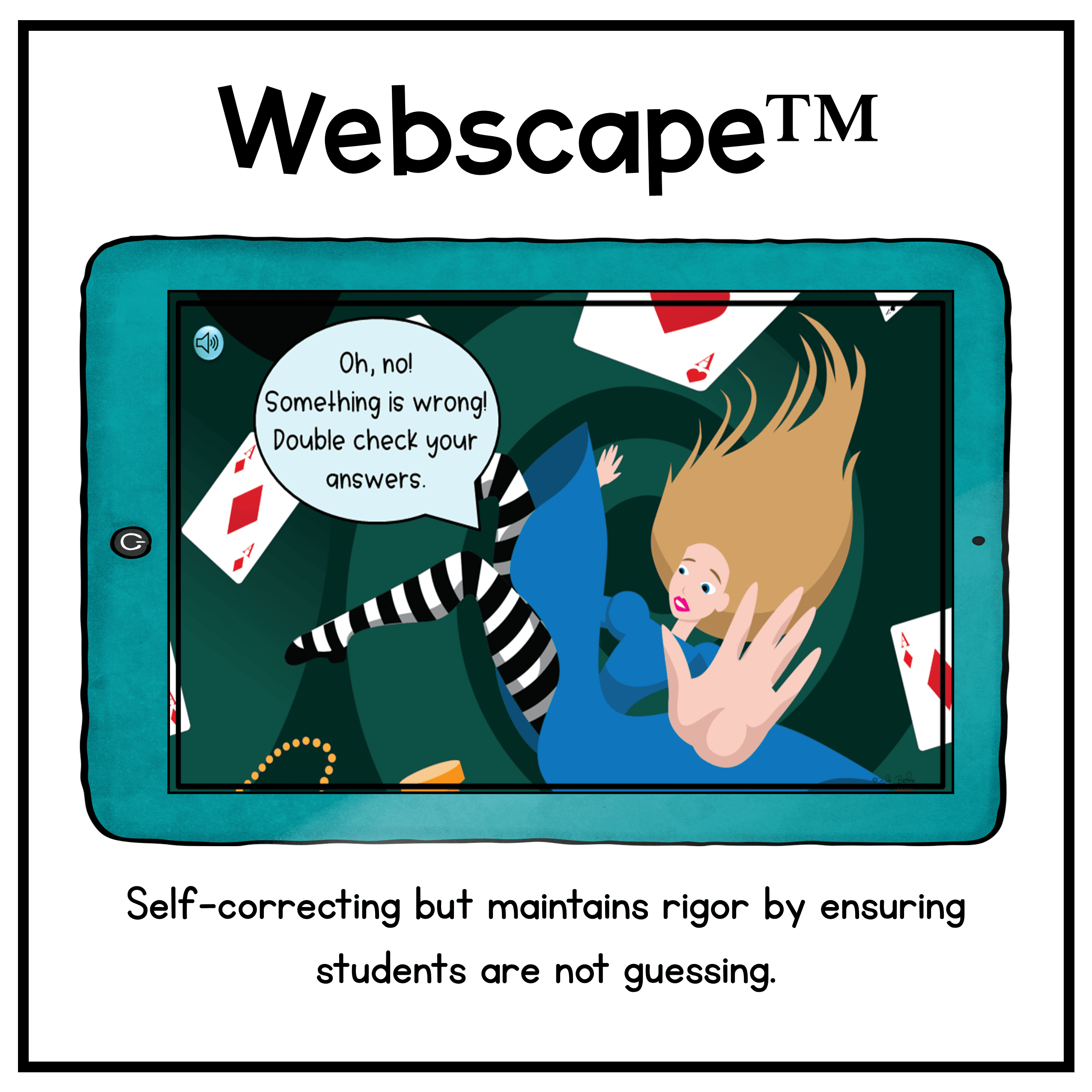 Recounting Stories in Wonderland Webscape™ Escape Room - 1st Grade - Image 11