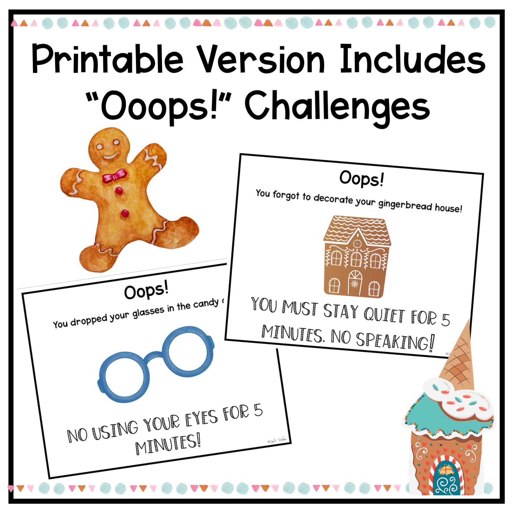 Gingerbread House Christmas Escape Room 1st Grade Reading Comprehension Activity - Image 3