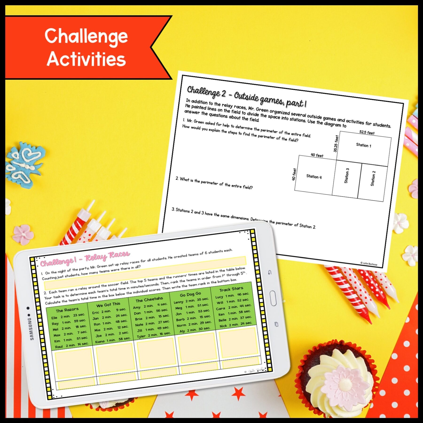 Project Based Learning – 5th Grade Math Bundle #3 - Image 12