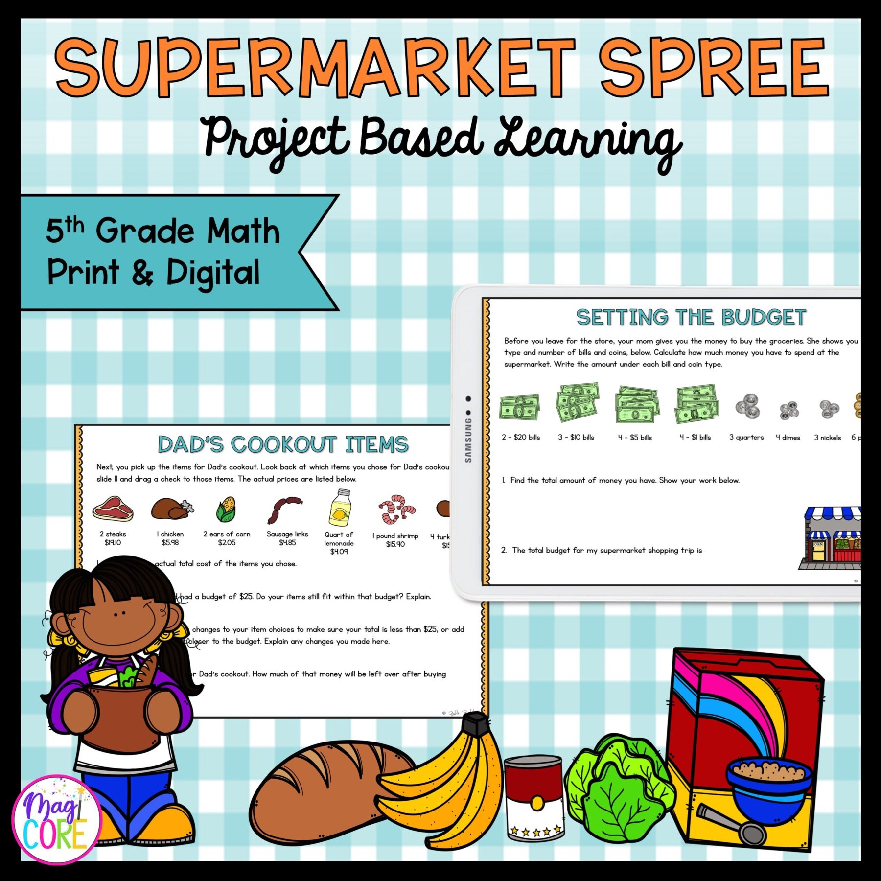 Project Based Learning – 5th Grade Math Bundle #3 - Image 14