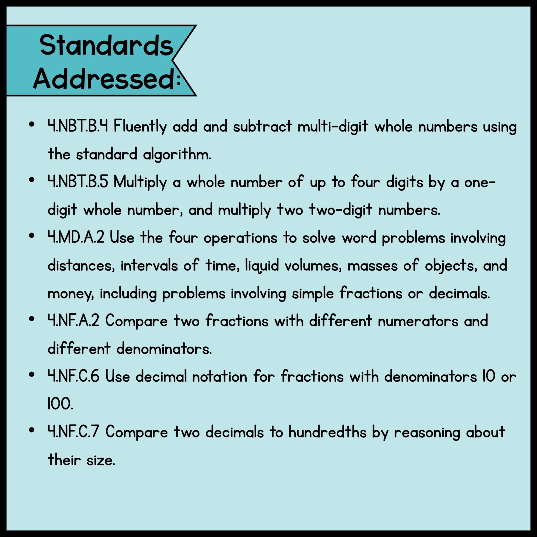 Project Based Learning - 4th Grade Math Bundle #3 - Image 15