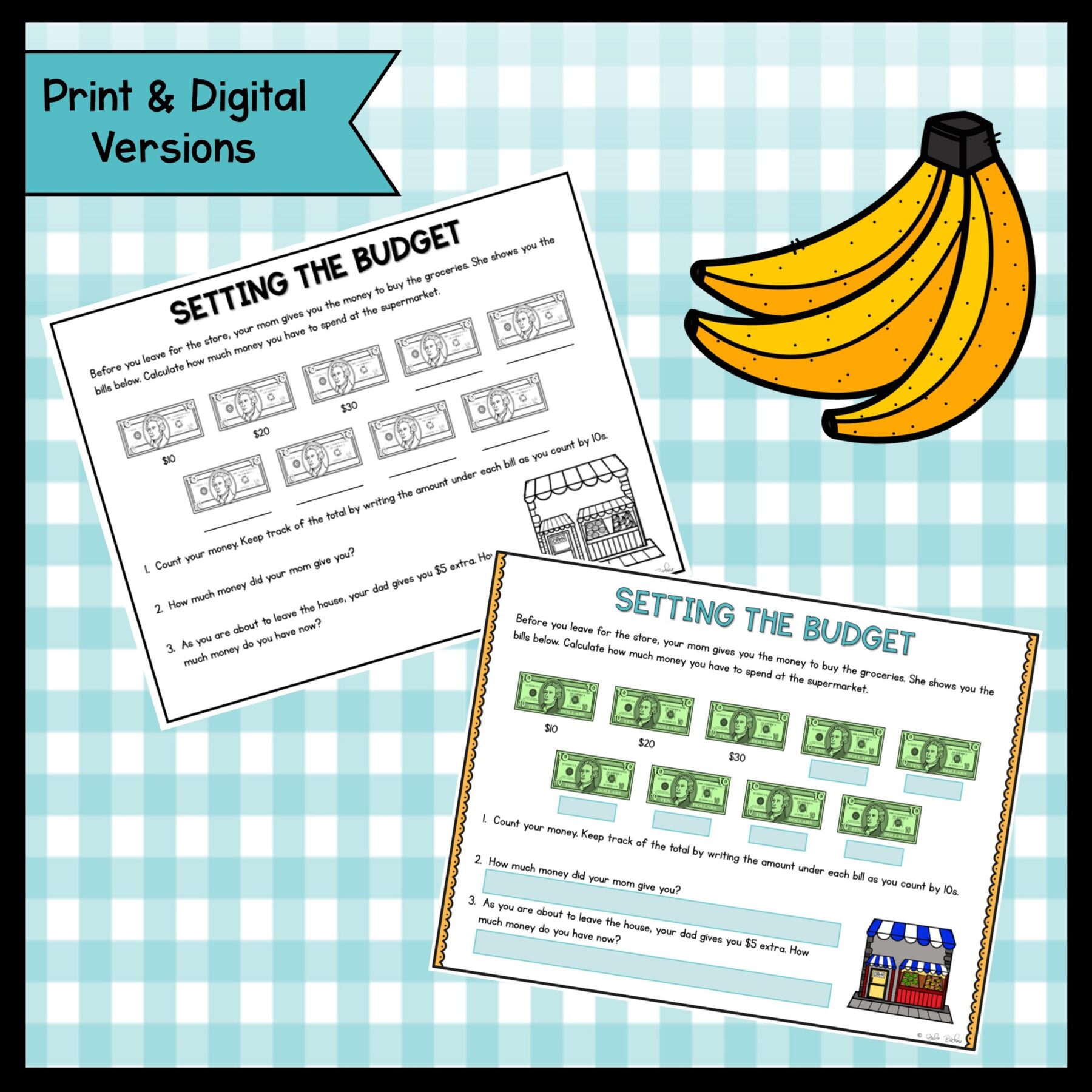 Project Based Learning – 1st Grade Math Bundle #3 - Image 15