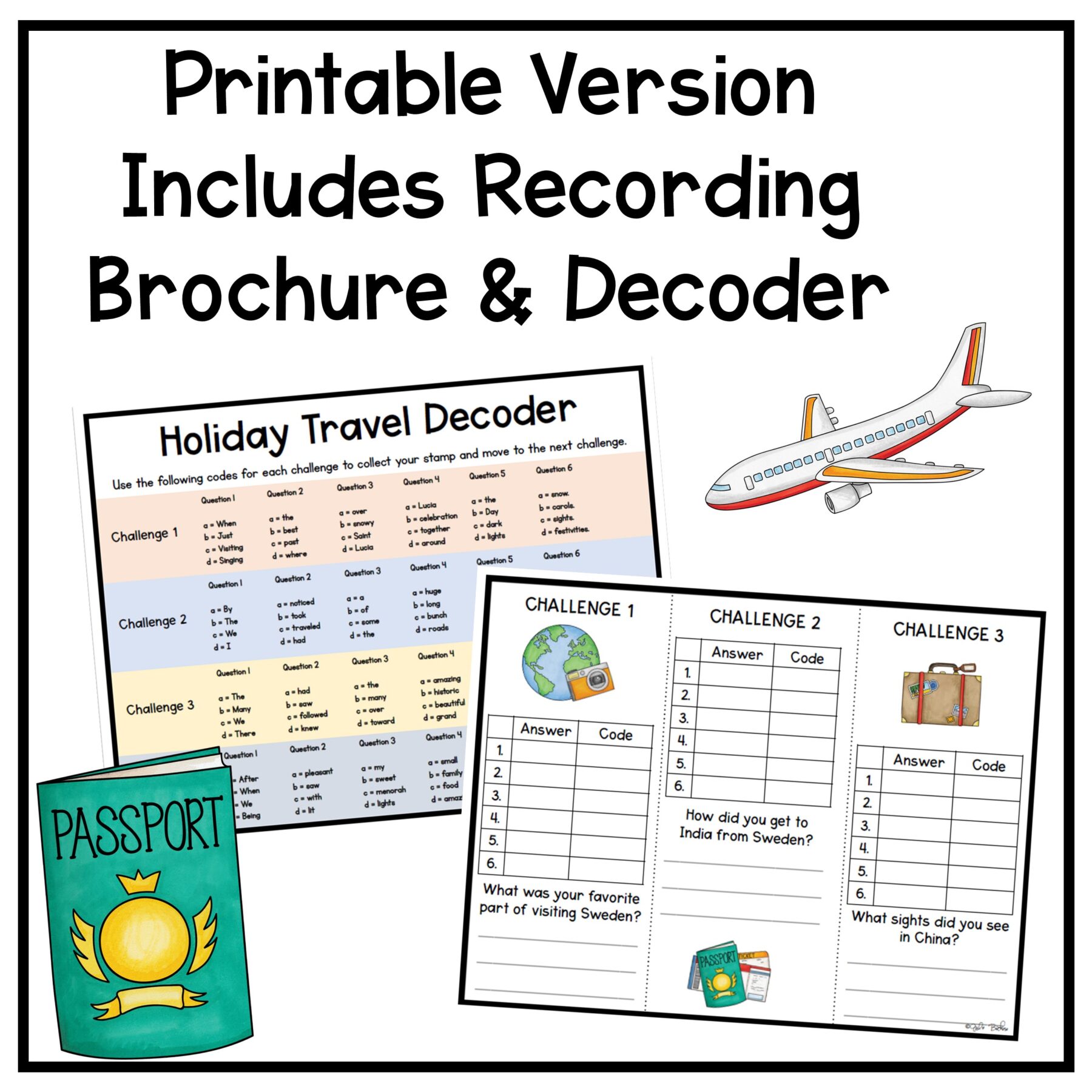 Holidays Around the World BUNDLE - 2nd-3rd Grade - Digital and Printable Format - Image 16