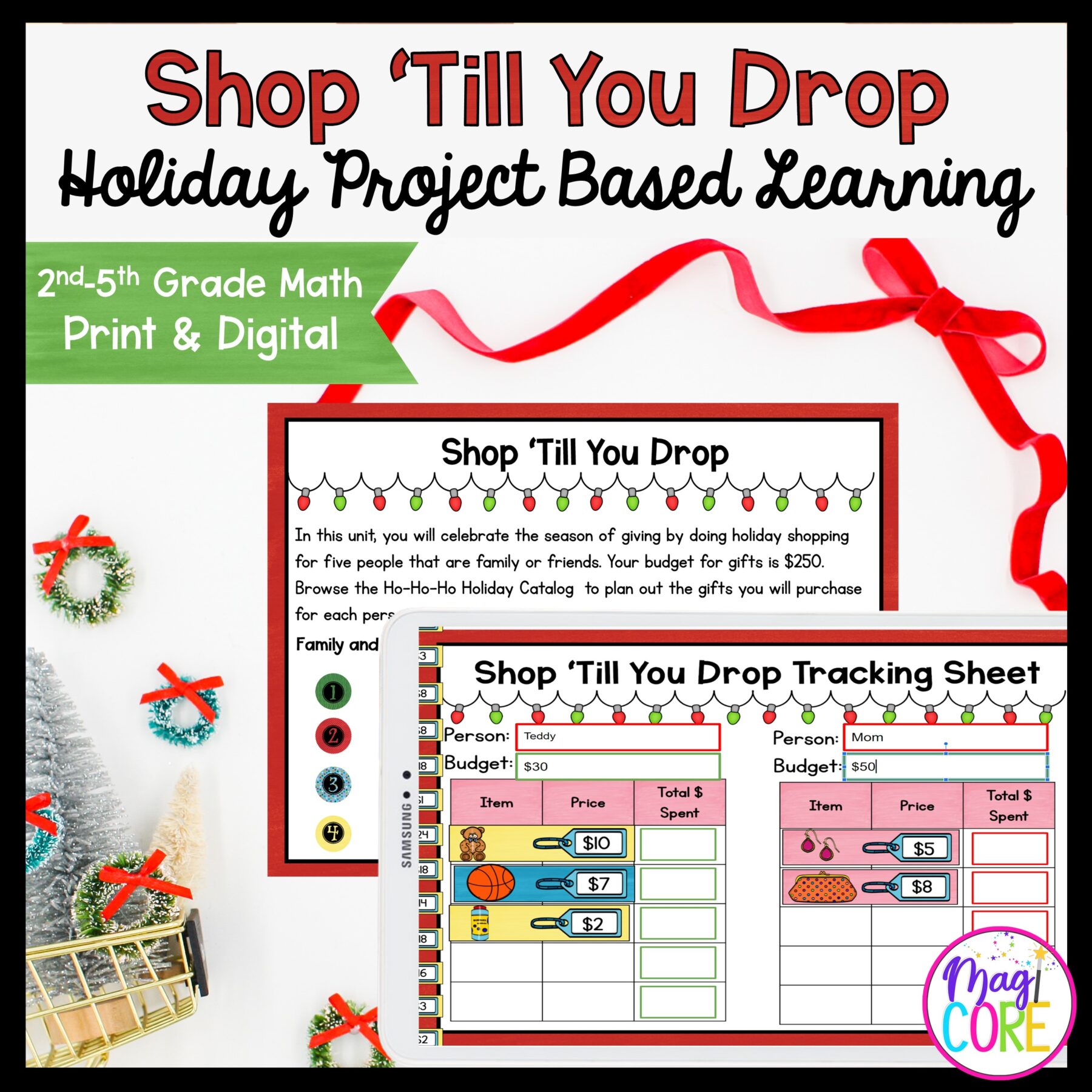 Holiday Project Based Learning Growing Bundle - 2nd-3rd Grade - Digital & Print - Image 16
