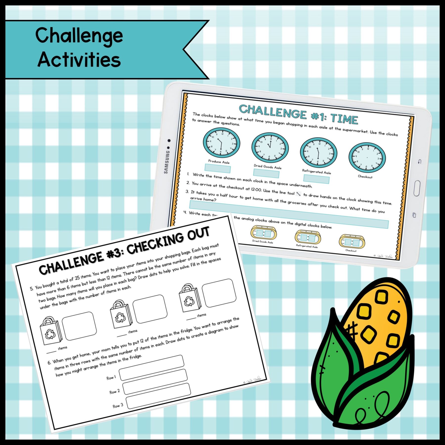 Project Based Learning – 1st Grade Math Bundle #3 - Image 17