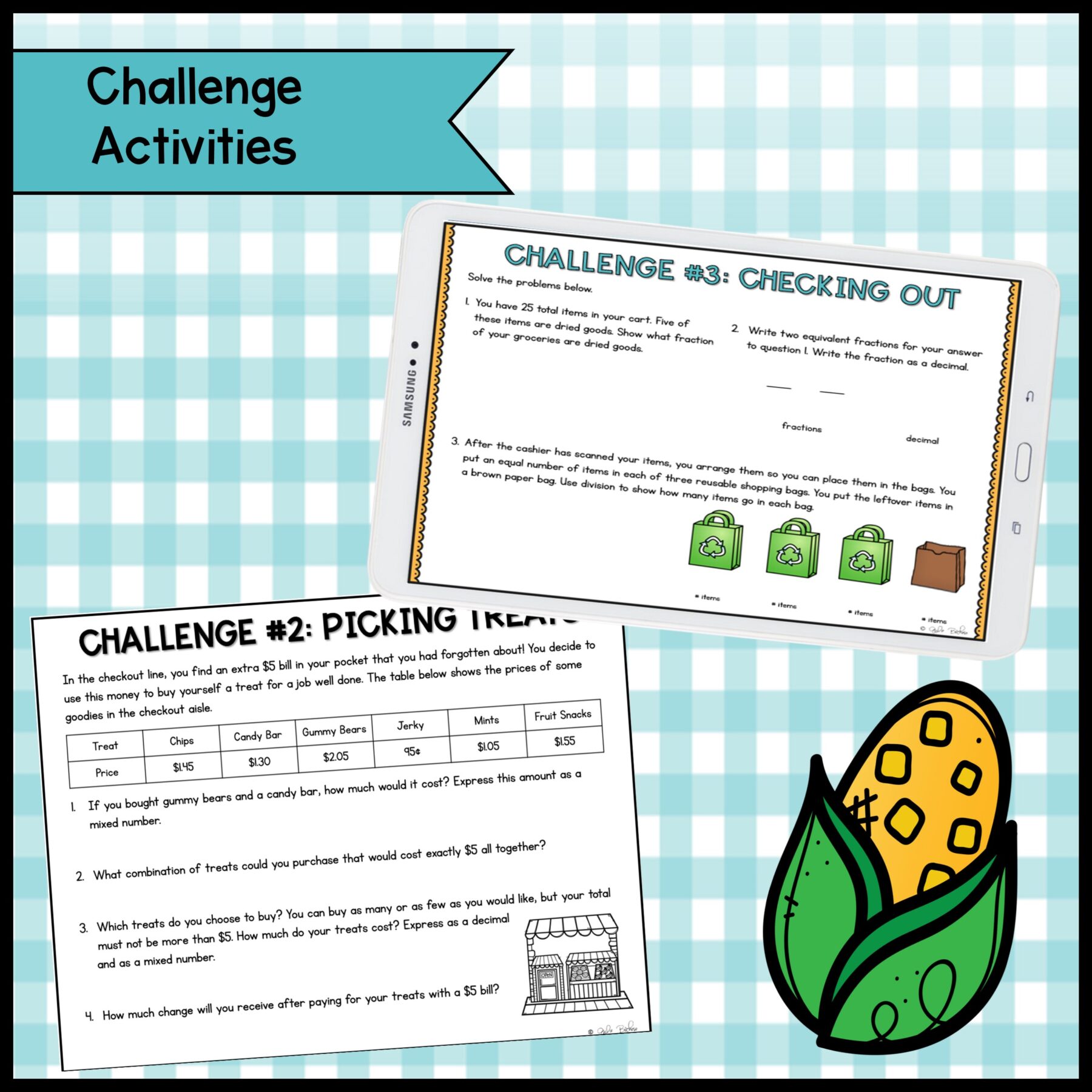Project Based Learning - 4th Grade Math Bundle #3 - Image 18