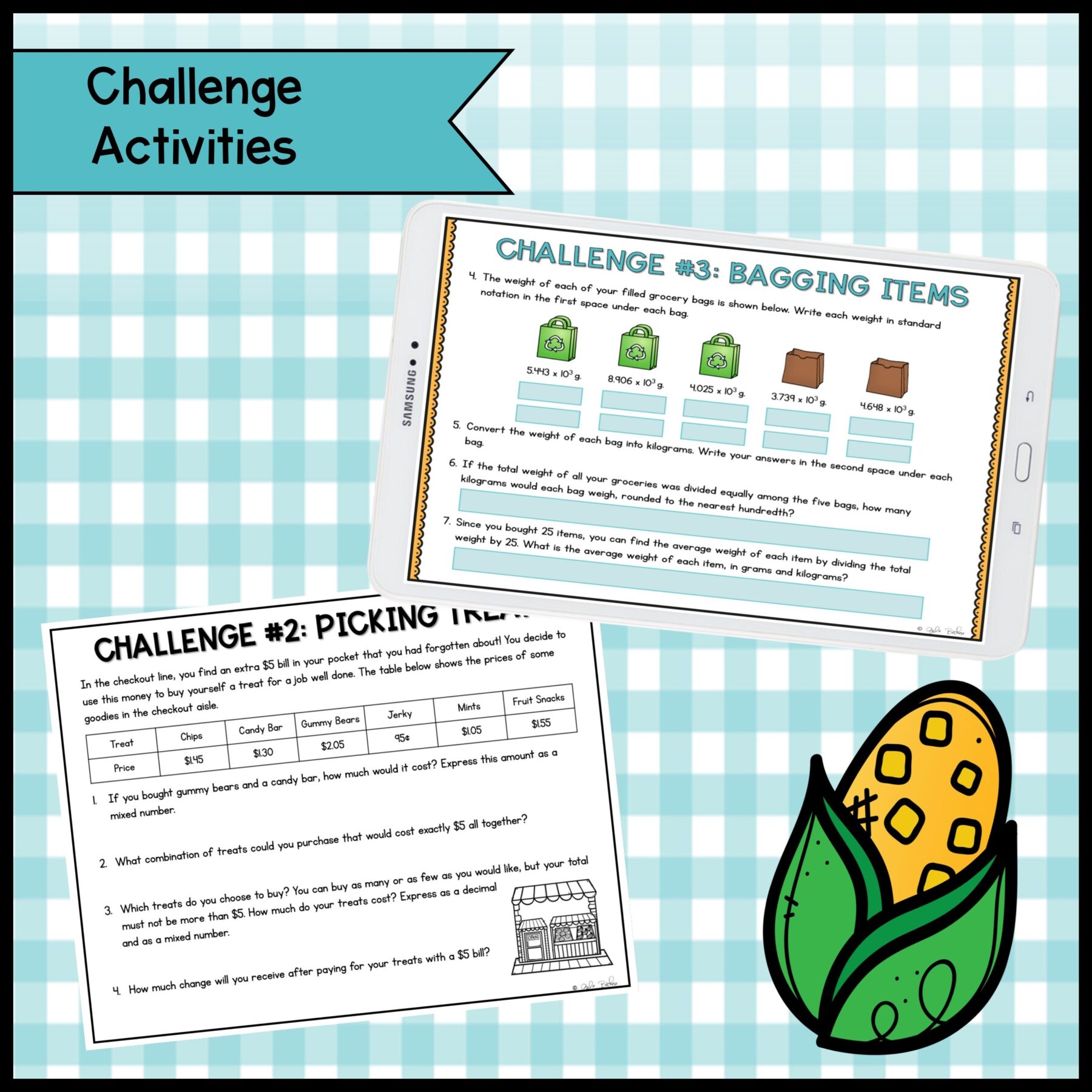 Project Based Learning – 5th Grade Math Bundle #3 - Image 18