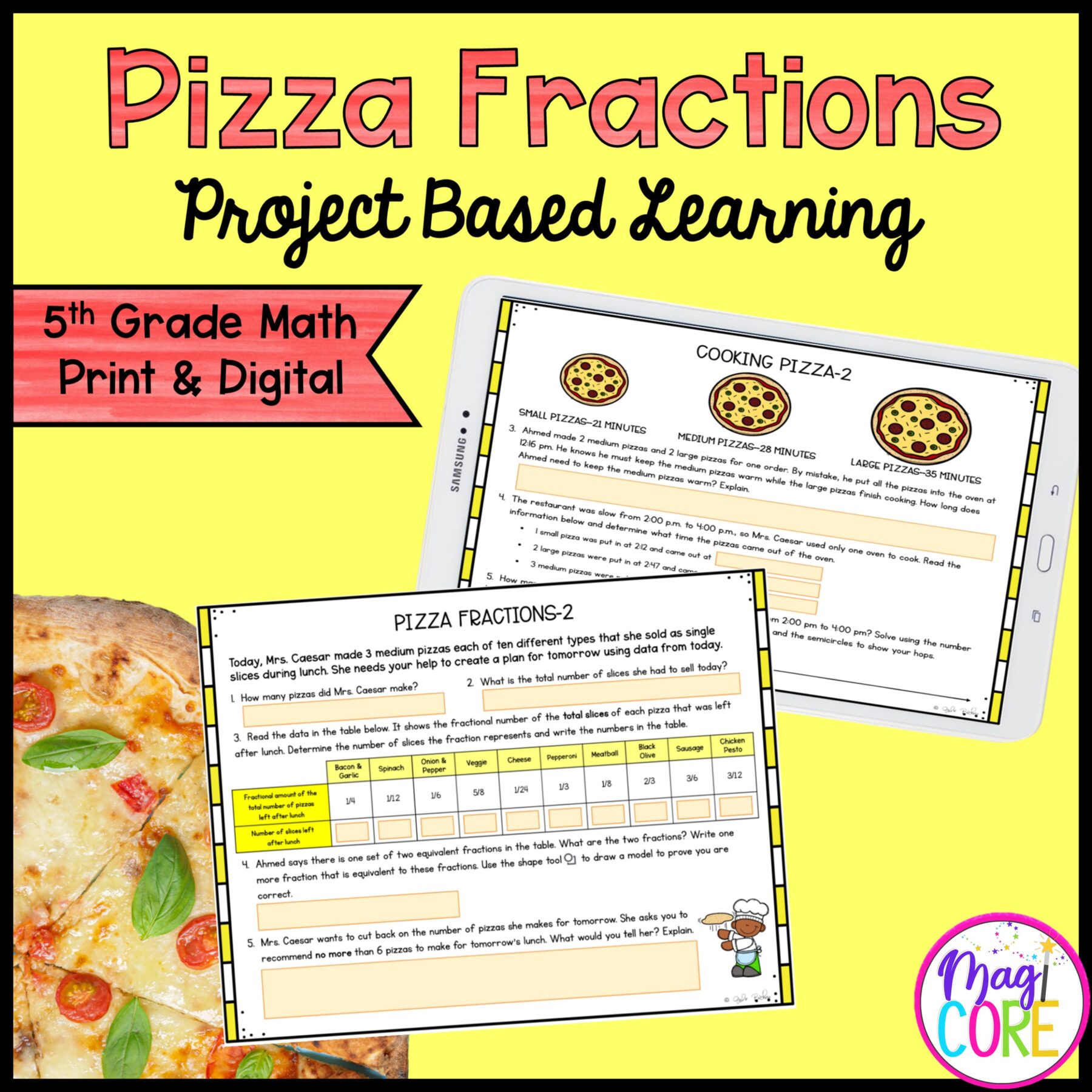 Project Based Learning – 5th Grade Math Bundle #3 - Image 2