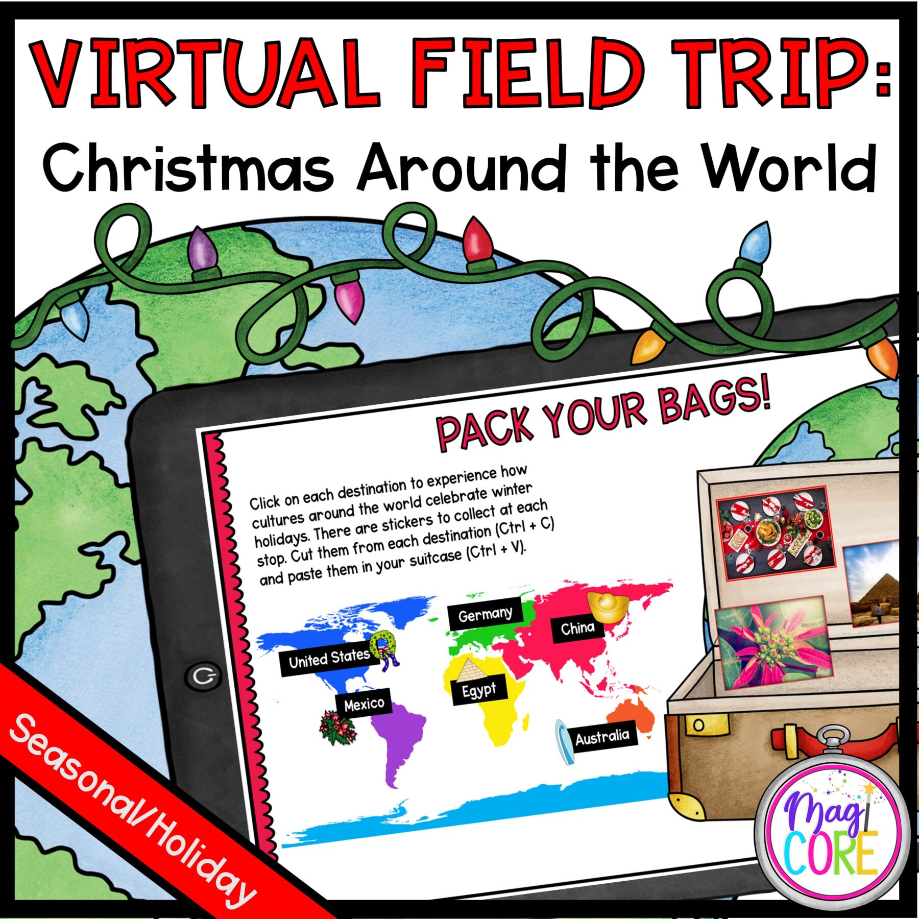 Holidays Around the World BUNDLE - 2nd-3rd Grade - Digital and Printable Format - Image 23