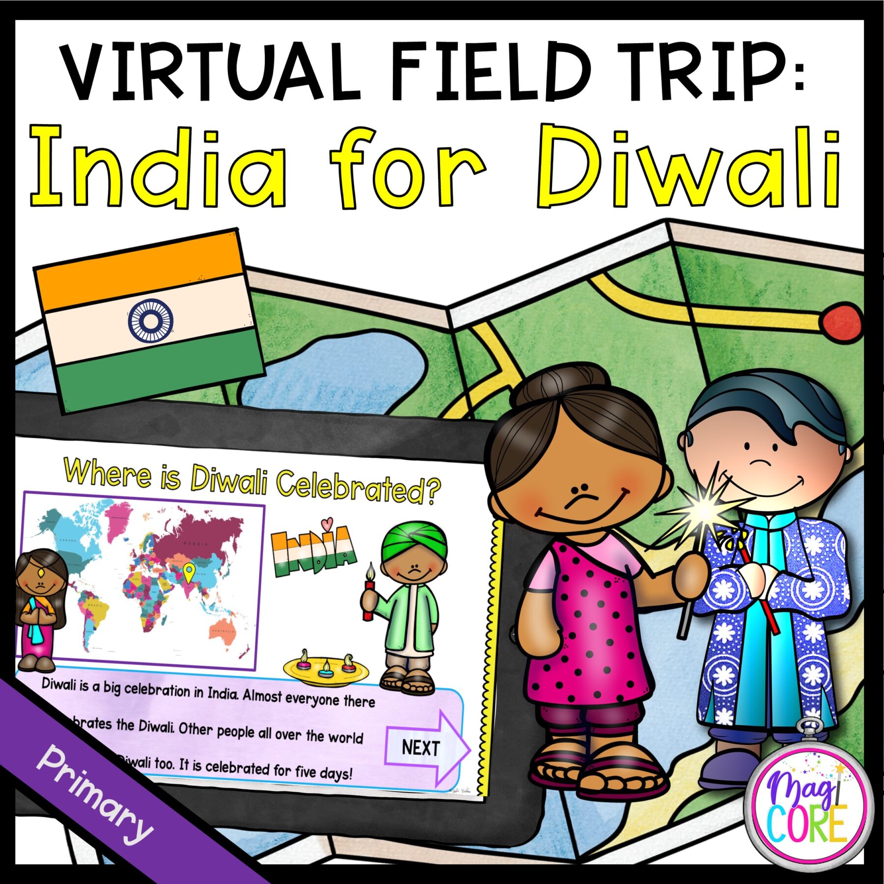 Holidays Around the World All Year Virtual Field Trip Bundle for Primary - Image 24
