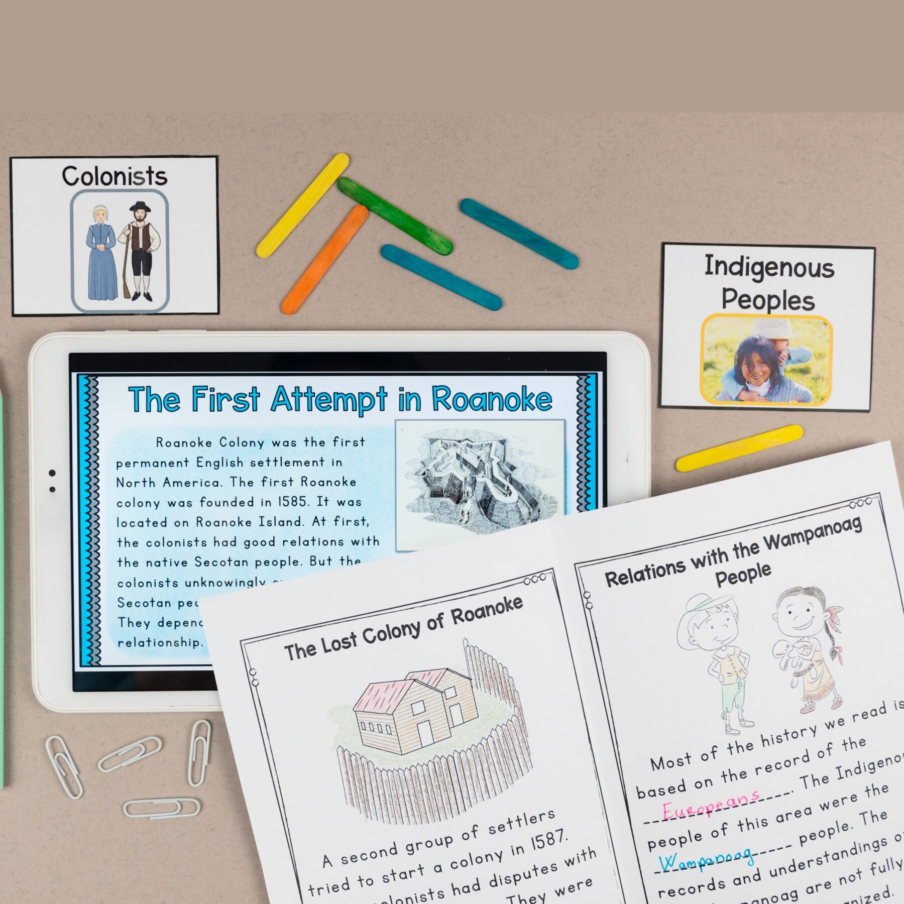 History Unit 3: Colonization in North America Social Studies Lessons - Image 3