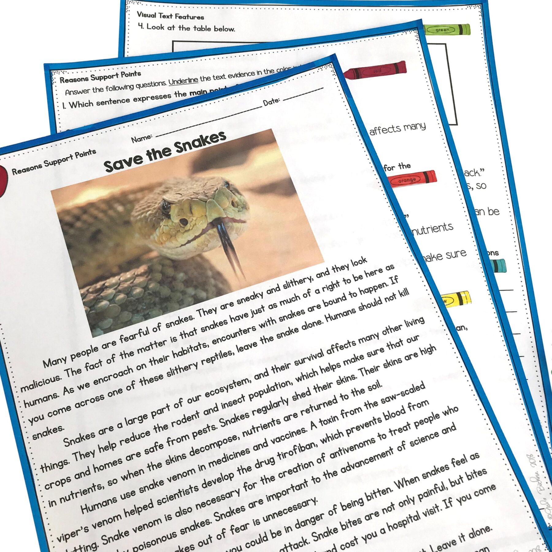 Author's Claims 4th & 5th Grade Florida BEST Standards ELA.4.R.2.4 ELA.5.R.2.4 - Image 3