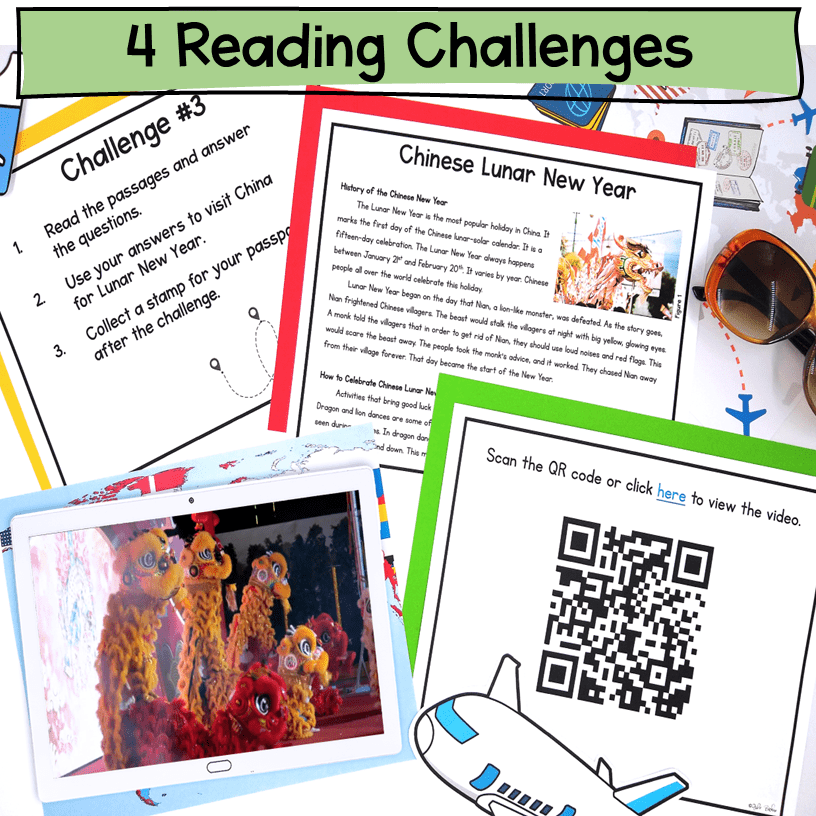 Holidays Around the World Escape Room 2nd 3rd Grade Christmas Reading Activity - Image 3