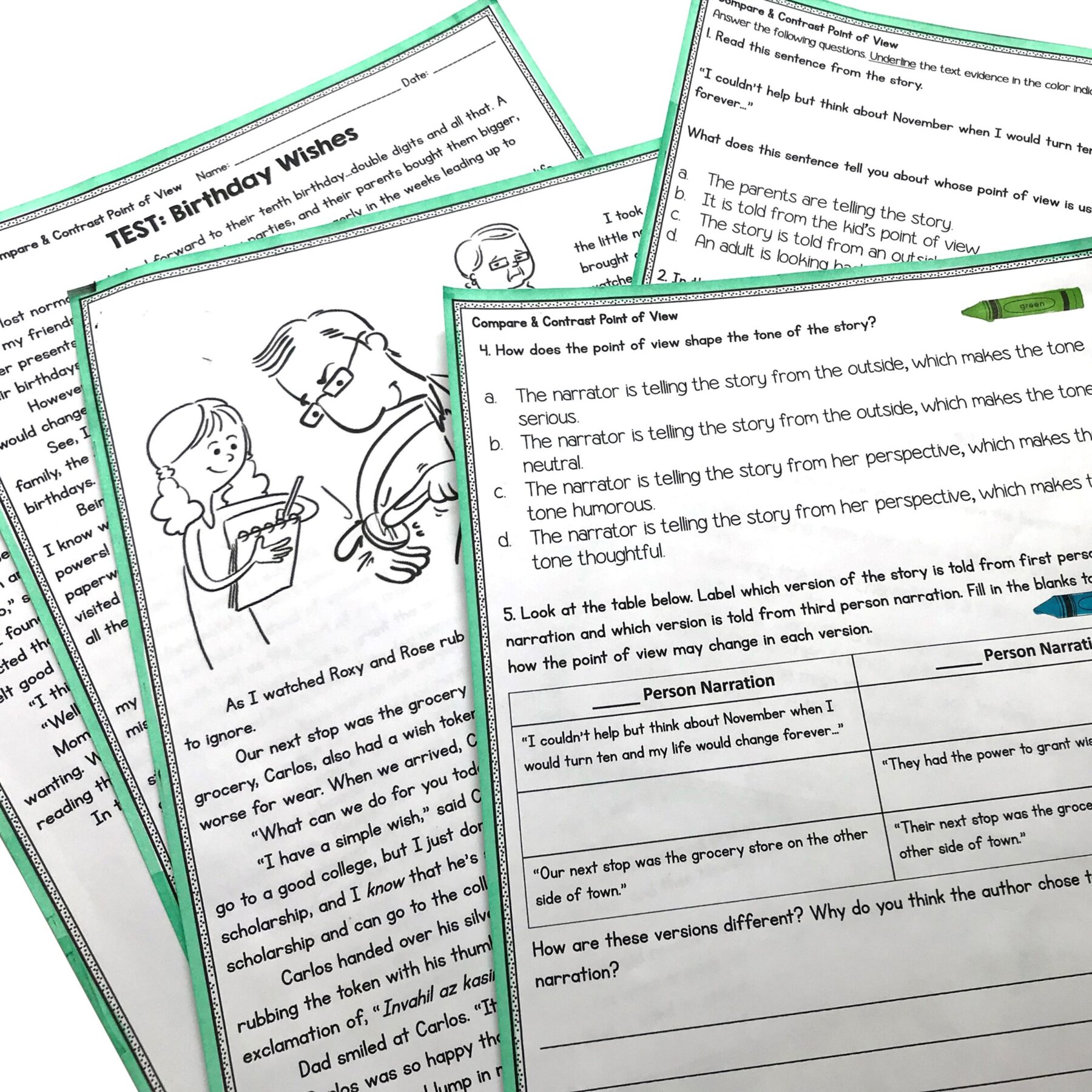 Point of View & Perspective - 4th Grade Florida BEST Standards - ELA.4.R.1.3 - Image 4
