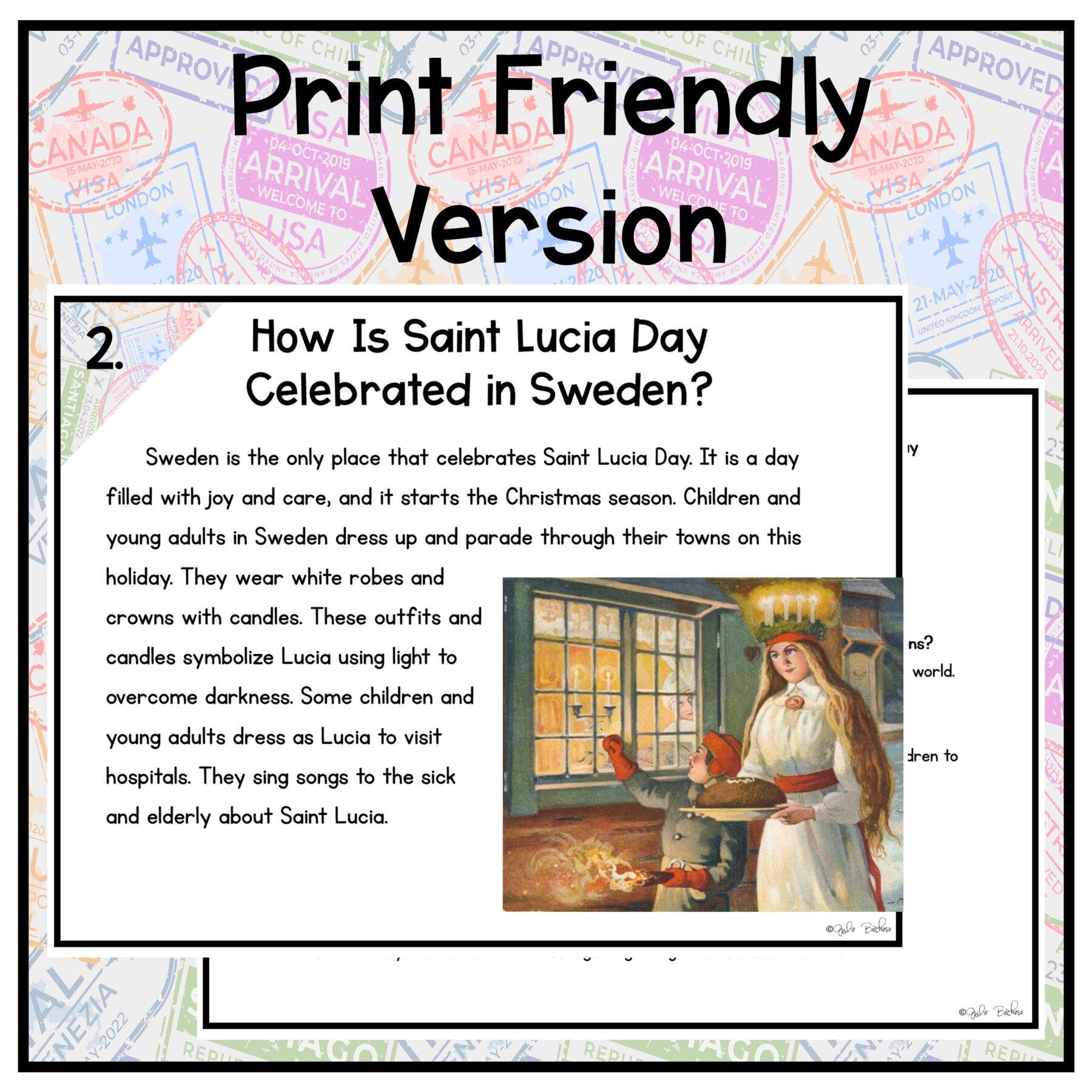 Holidays Around the World BUNDLE - 2nd-3rd Grade - Digital and Printable Format - Image 4