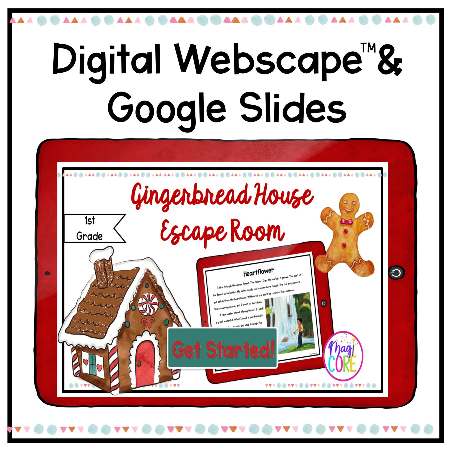 Gingerbread House Christmas Escape Room 1st Grade Reading Comprehension Activity - Image 6