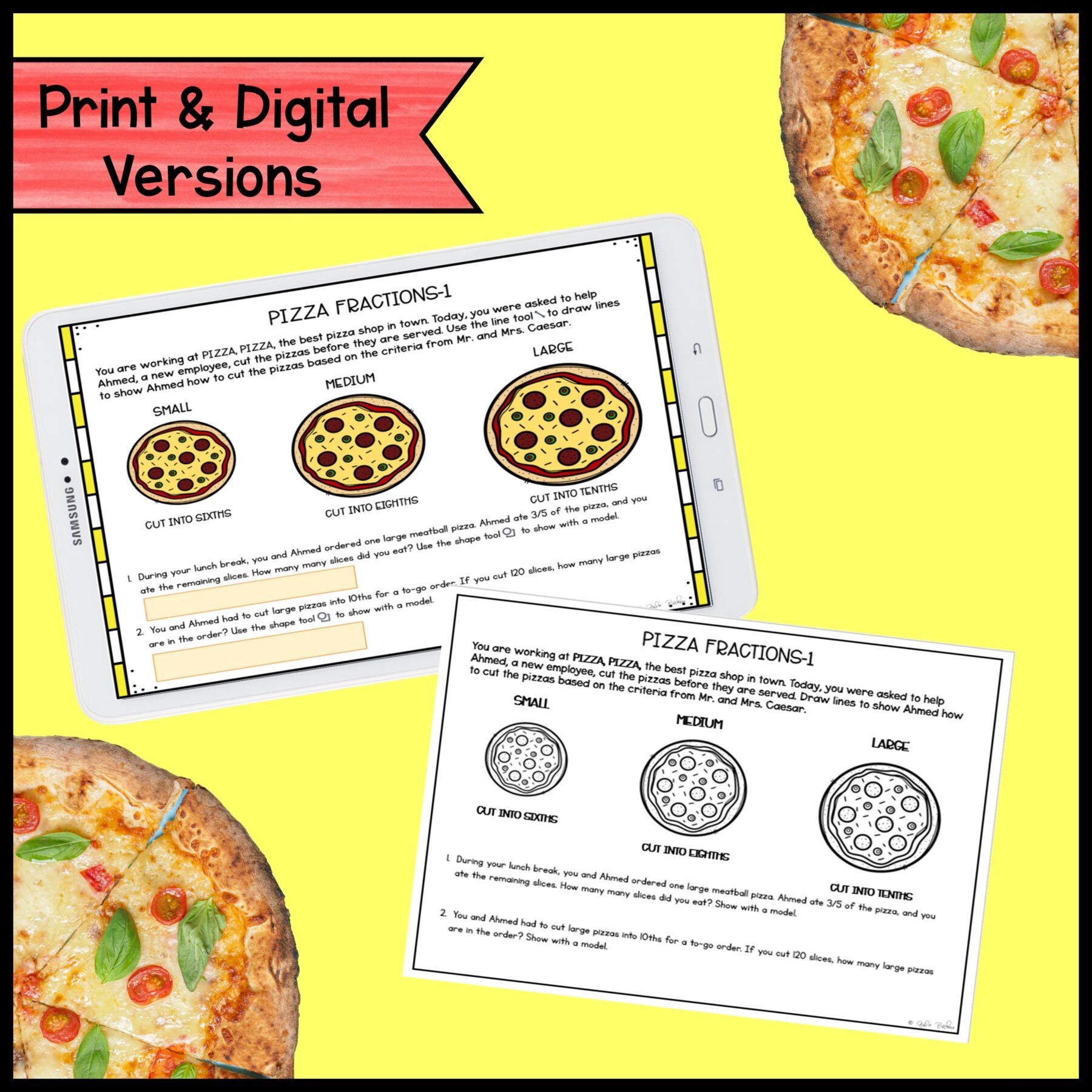 Project Based Learning – 5th Grade Math Bundle #3 - Image 4