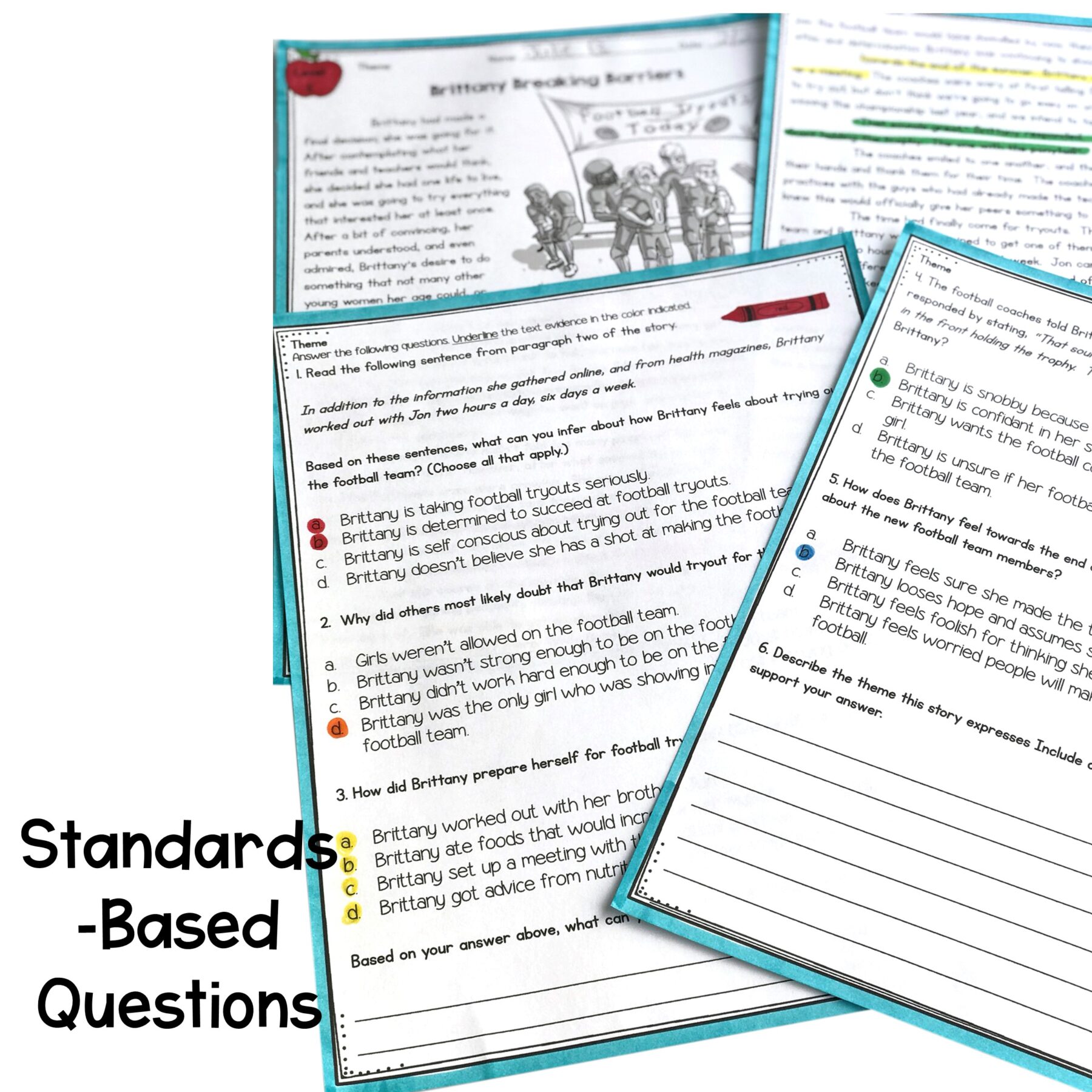 Theme Development - 4th & 5th Grade Florida BEST Standards - ELA.4.R.1.2 5.R.1.2 - Image 4