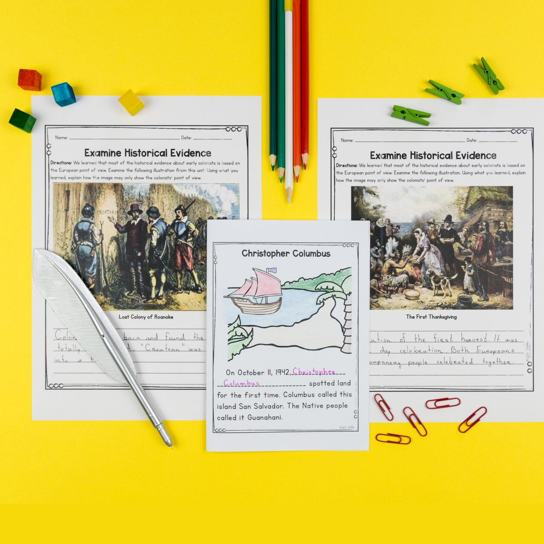 History Unit 3: Colonization in North America Social Studies Lessons - Image 5