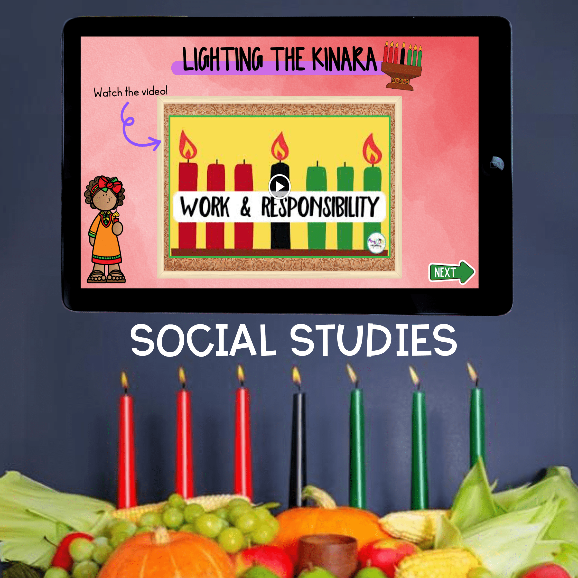 Kwanzaa Virtual Field Trip Holidays Around the World Digital Activity 1st Grade - Image 4