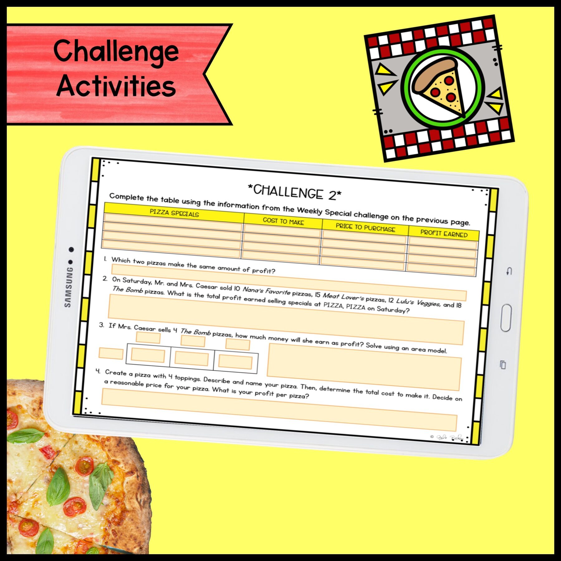 Project Based Learning - 4th Grade Math Bundle #3 - Image 6