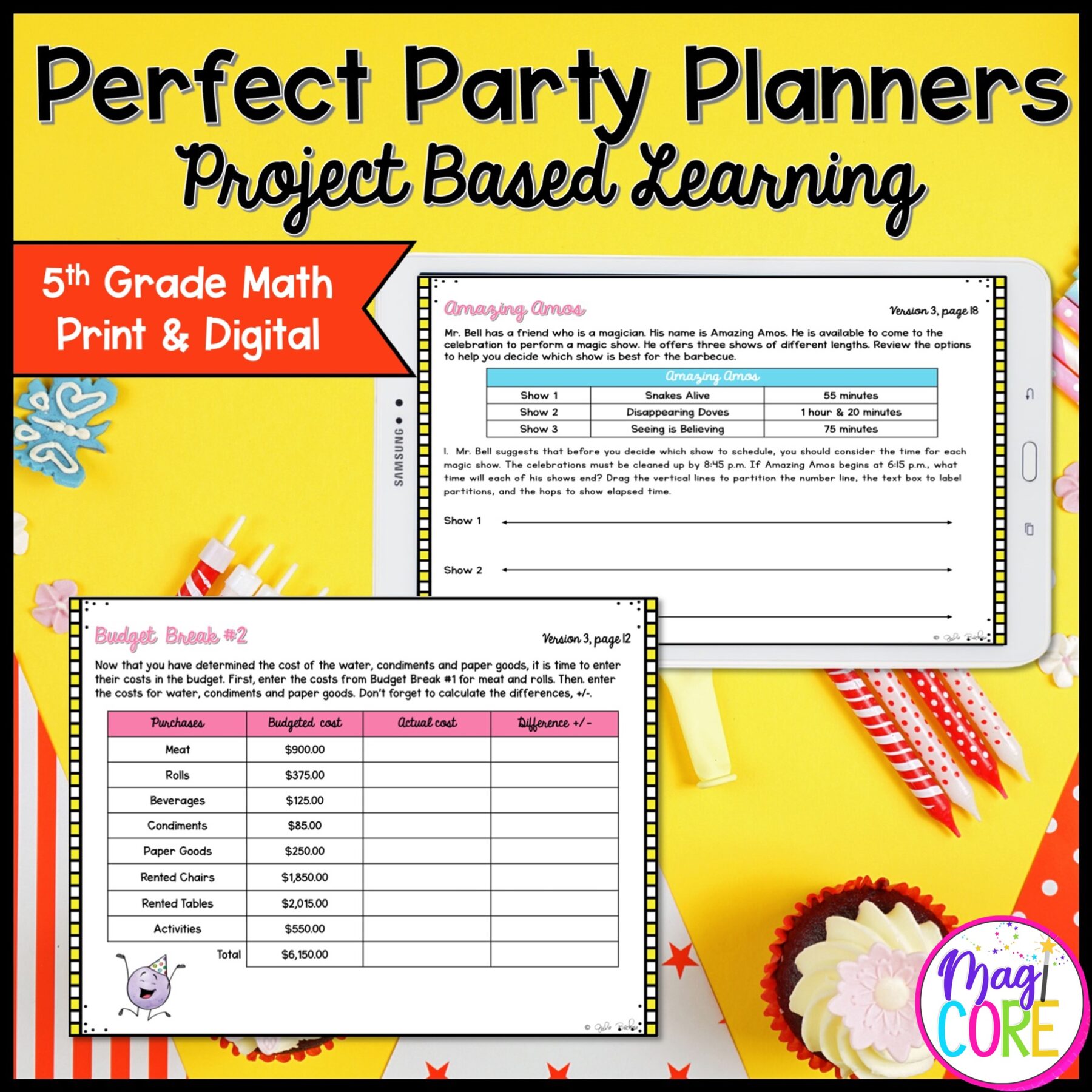 Project Based Learning – 5th Grade Math Bundle #3 - Image 8